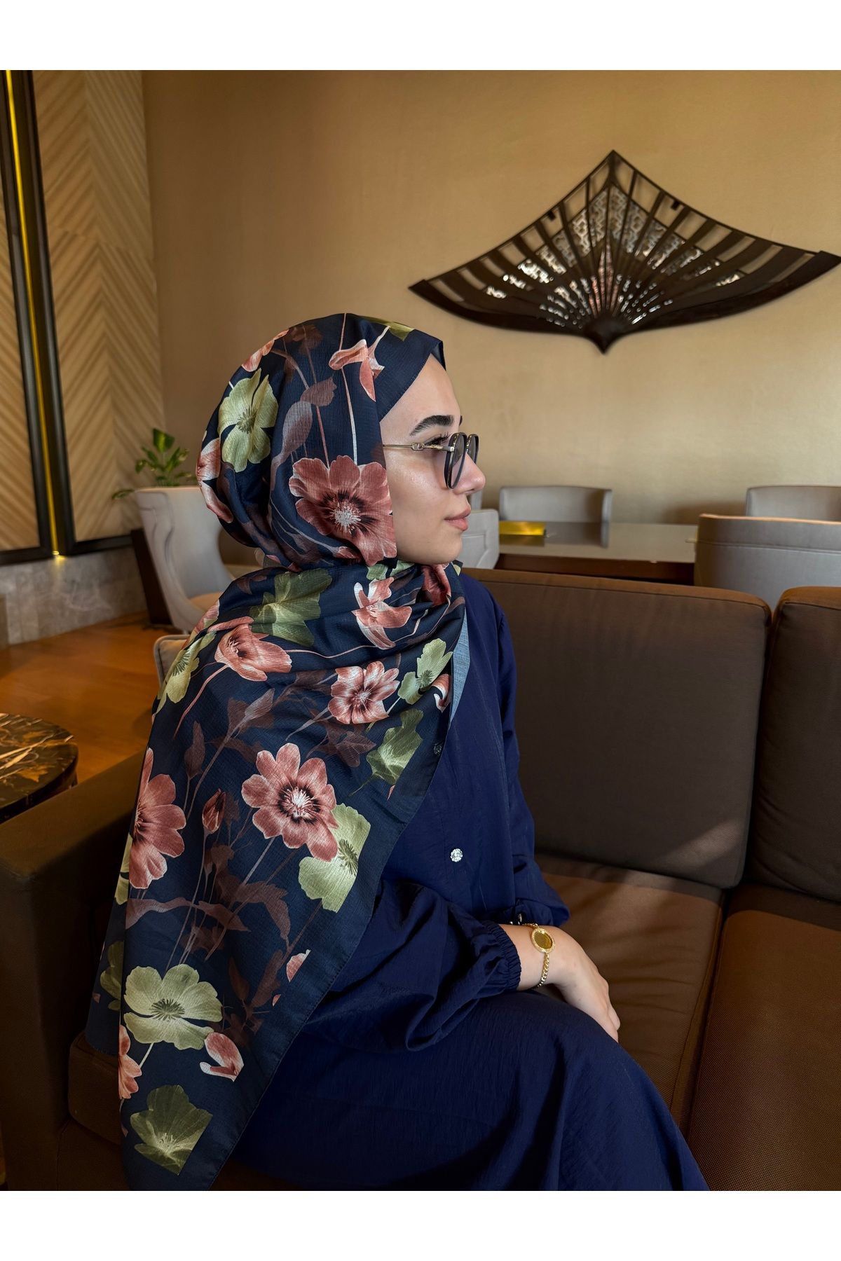Butik Yaseminofficial Fiori Desen Şal