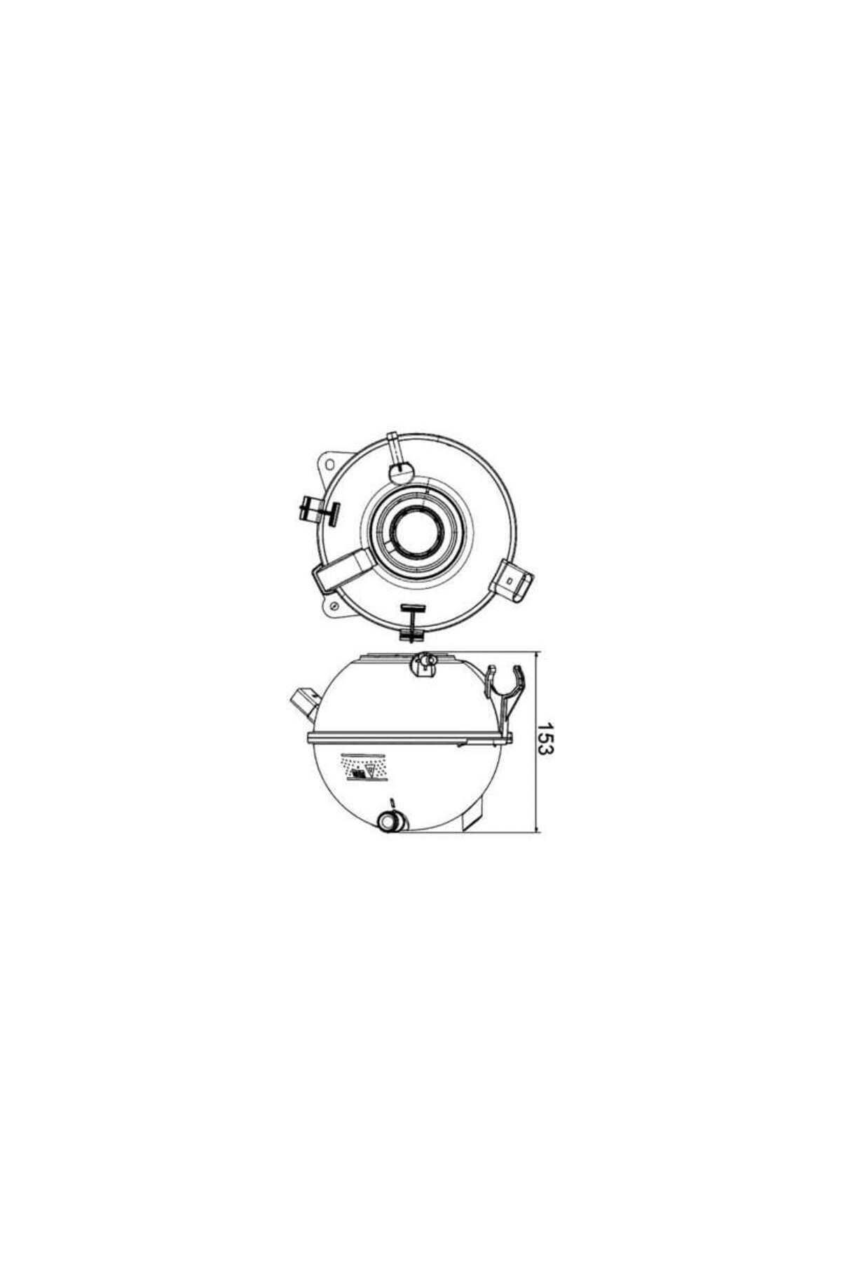 surkent GENLEŞME TANKI 0,80LT VAG A3 Q3 TT CAD3-4 CC GO5-6 JET3-4 PAS TIGUAN 99-21 UYUMLU