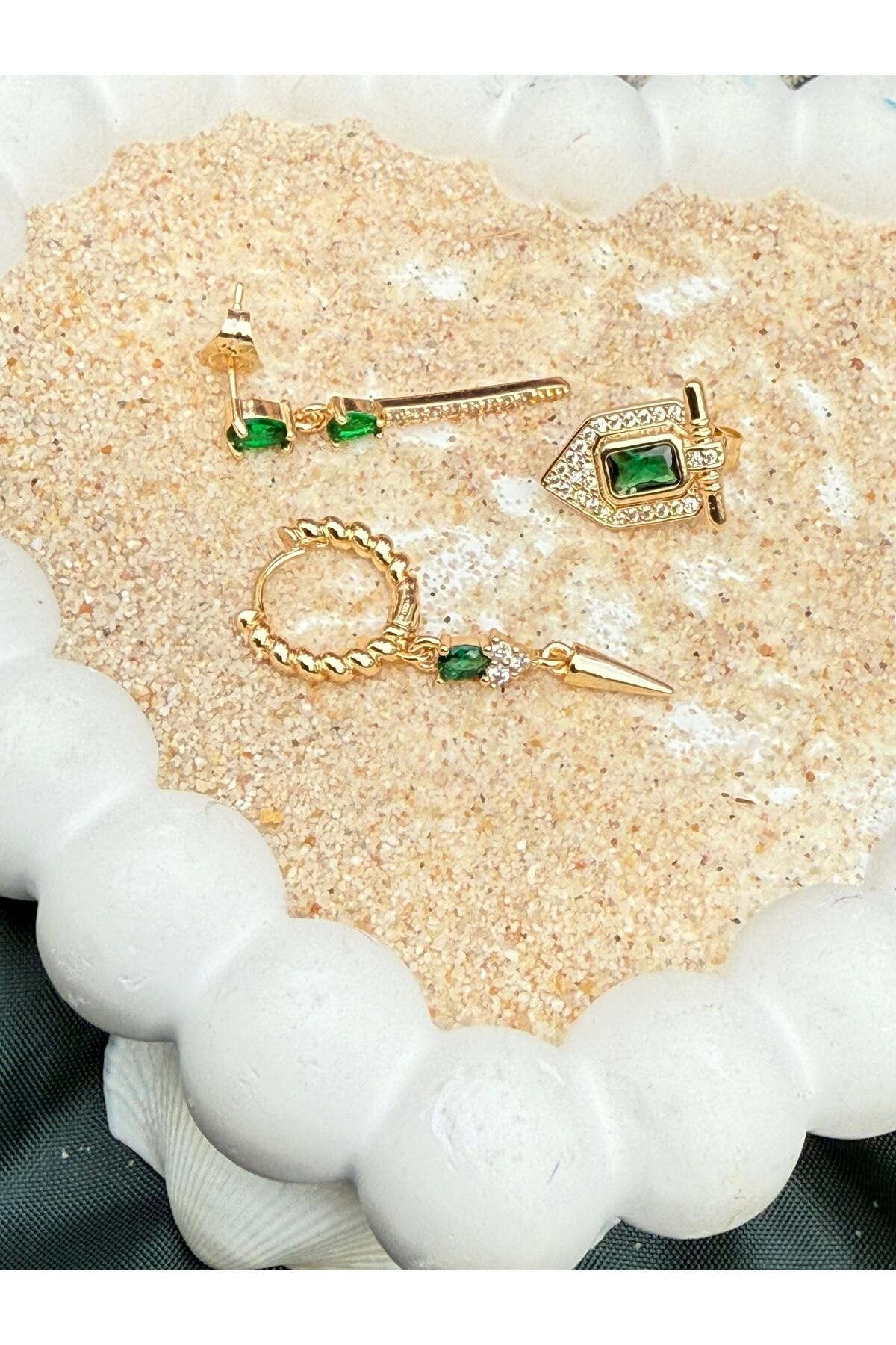 Store Emerald Muse Küpe