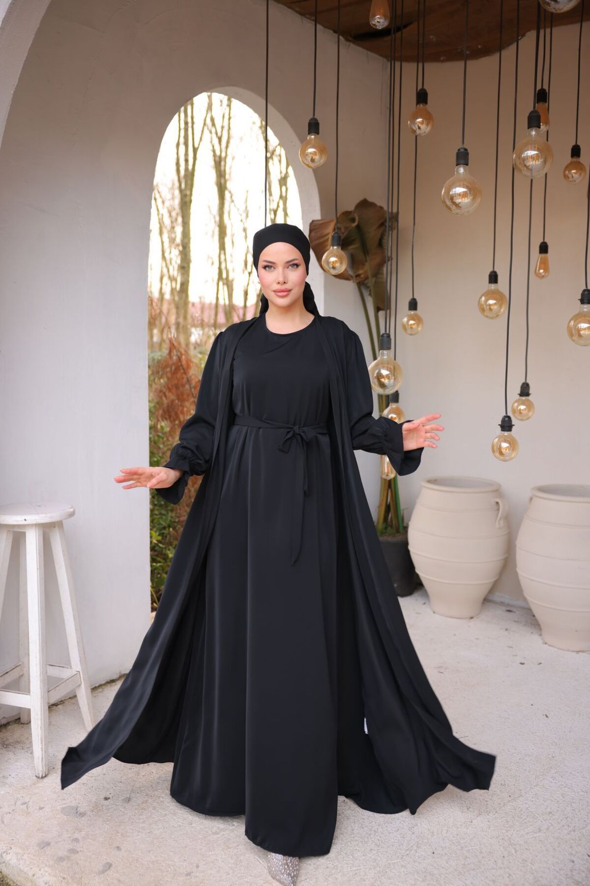 Nissra Ankanoor İkili Abaya Takım Anka25zv29