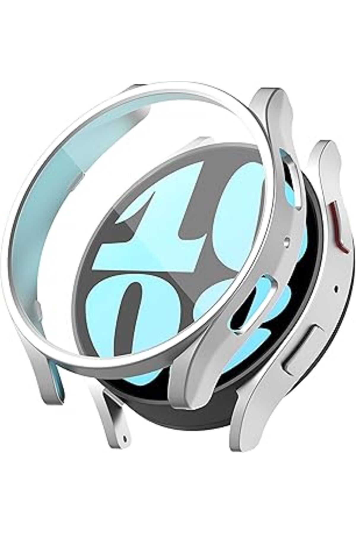 Mu Art Ahşap Teknoft Watch 5 Pro 45Mm İçin Saatin Çerçevesini Tam Saran Tpu Ekran Koruyuculu Çizilme Ve Darbeler