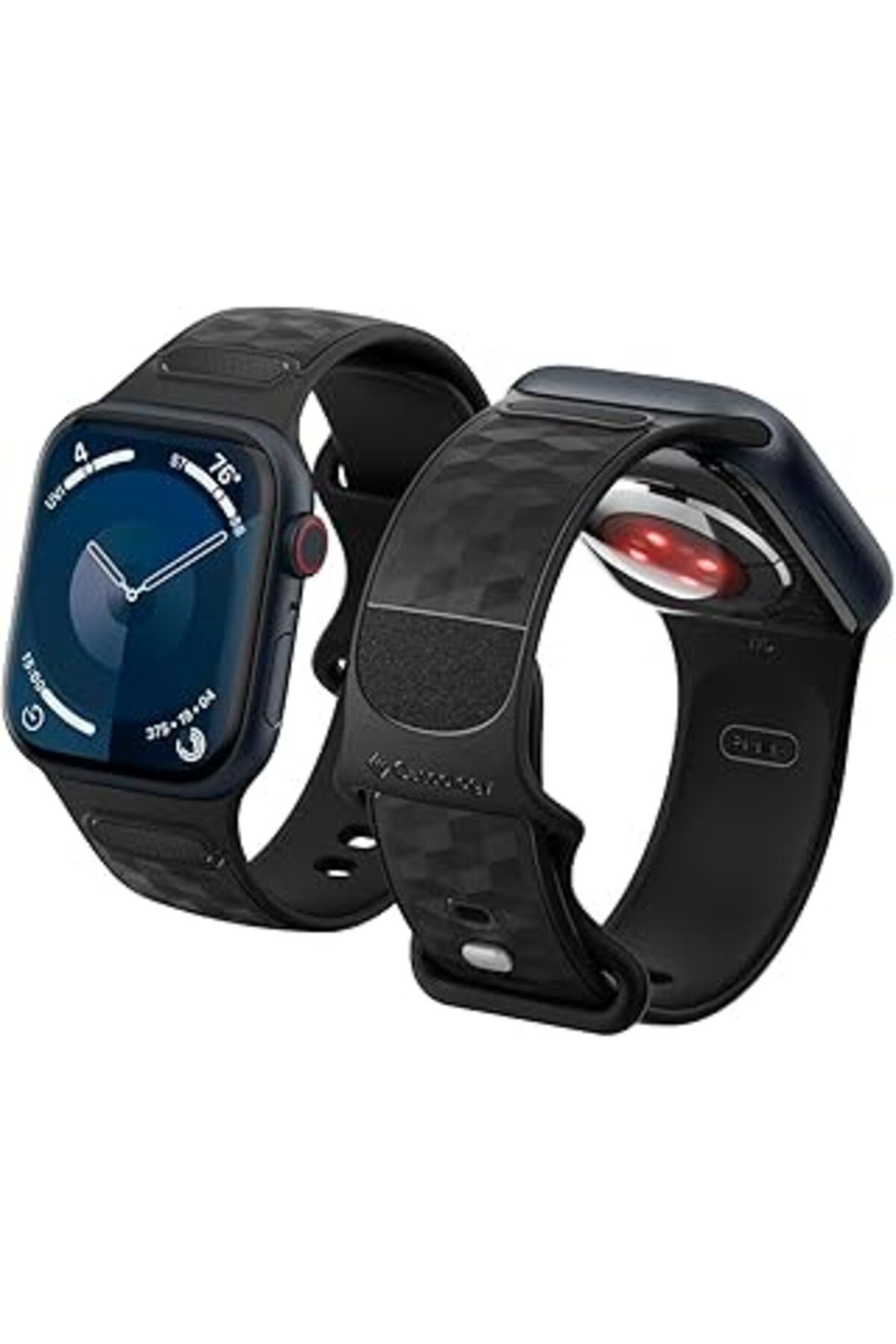 Pazarcan Caseology Watch 42Mm Seri 10-41Mm Seri 9/8/7-40Mm Seri Se2/Se/6/5/4 Kordon Kayış Band Parallax Matt