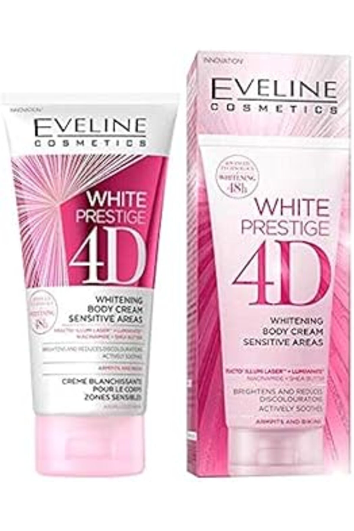 Pazarcan Eveline Cosmetics White Prestige 4D Beyazlatıcı Vücut Kremi Hassas Bölgeler - Koltuk Altı Ve Bikini