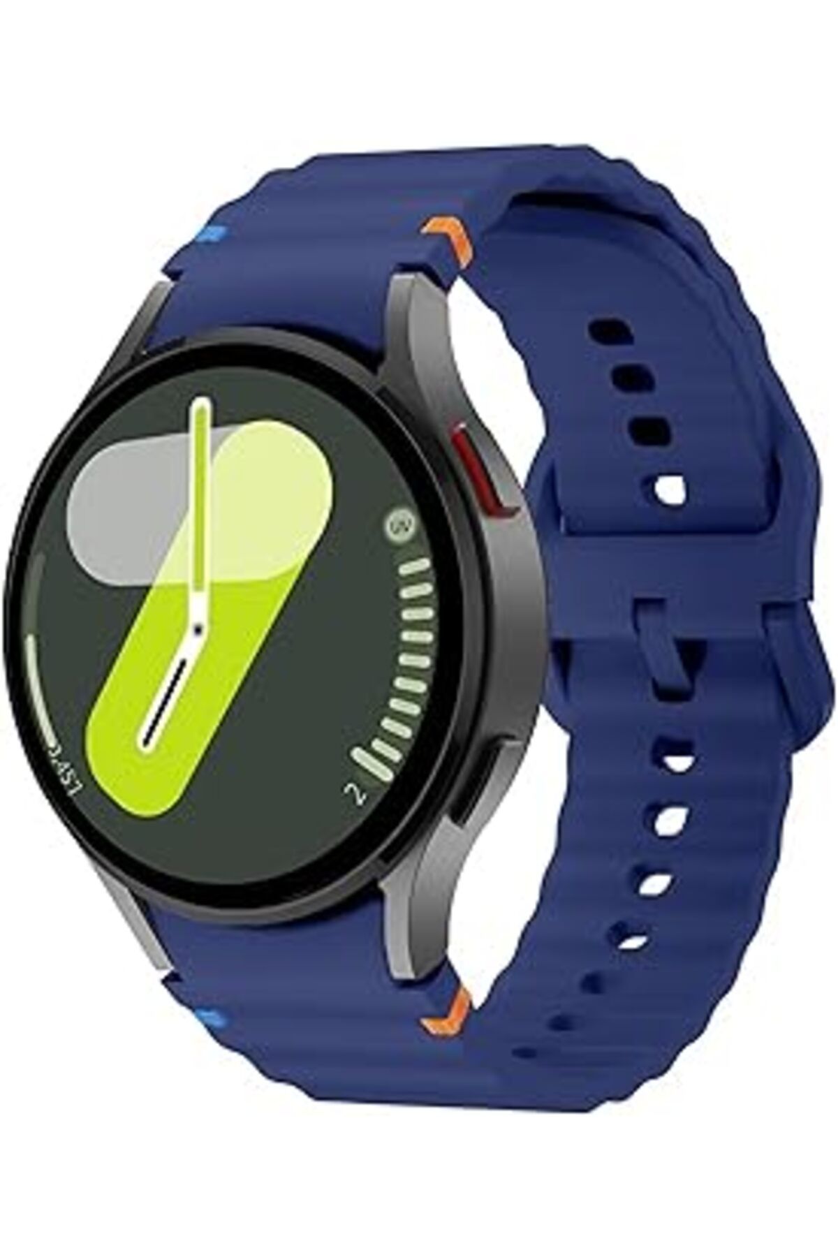Mu Art Ahşap Samsung Ile Uyumlu Galaxy Watch 4/5/6/7/fe/40/40/44 Classic Uyumlu 42/43/46/47mm Spor Silikon Kordo