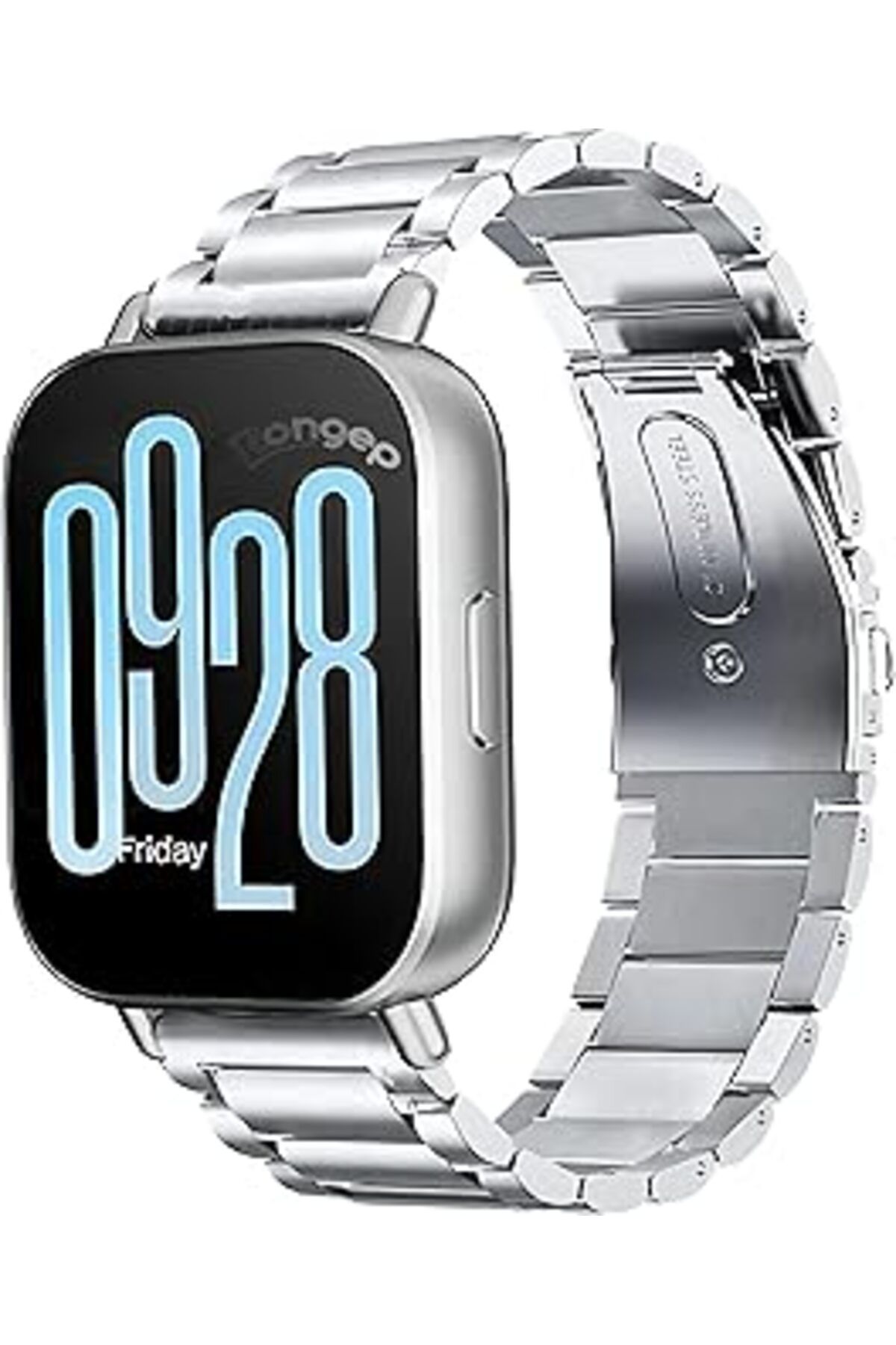 Qedii Rongep Bakla Model Çelik Kordon Ile Uyumlu Redmi Watch 5 Active/Redmi Watch 5 Lite/Watch 2/2Pro/S3/