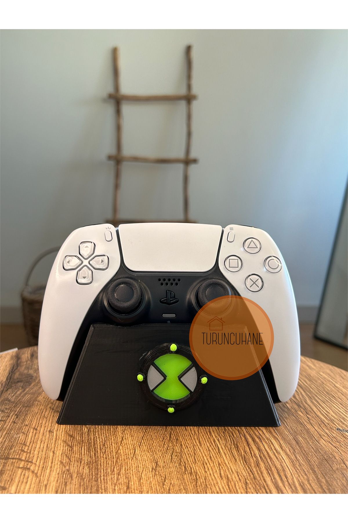 TURUNCUHANE Ben Çizgi Film Logolu Kol Standı Ps5 Dualsense Ps4 Dualshock Gamer Aksesurarı