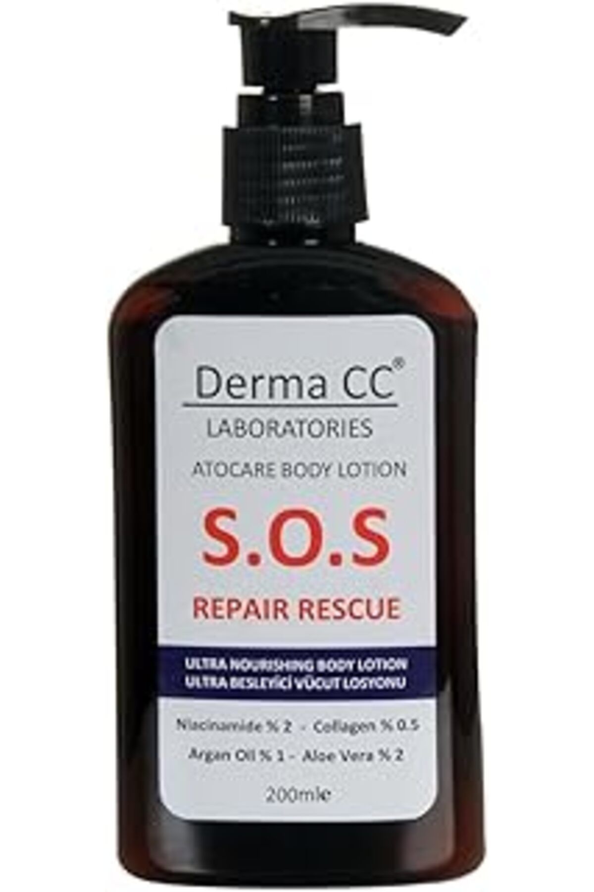 NETWORK ART Derma Cc Laboratories Atocare Body Lotion S.O.S Bakım - Atopik Ciltlere Özel Vücut Losyonu, 200 Mil