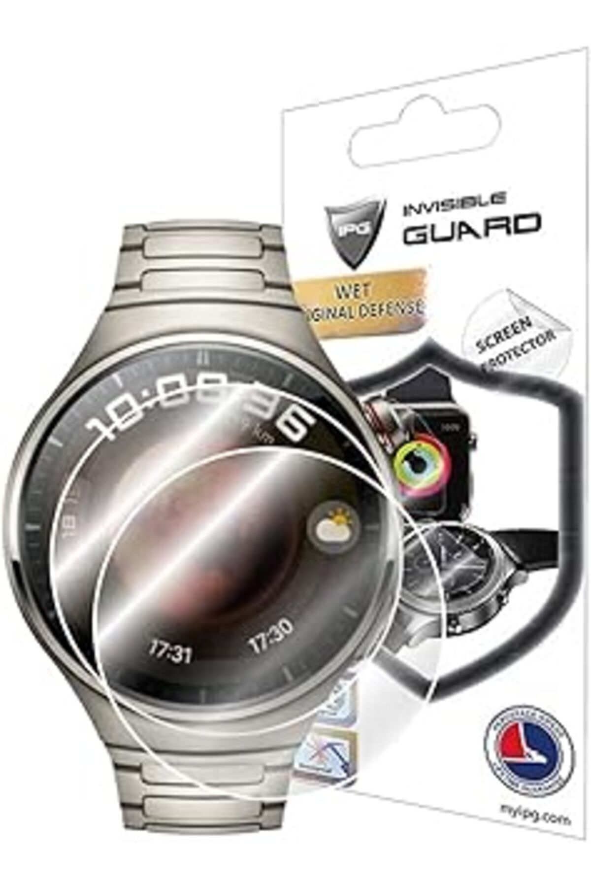 Mu Art Ahşap Ipg Huawei Watch 4 Pro Ile Uyumlu Hydrogel Ekran Koruyucu (2 Adet)
