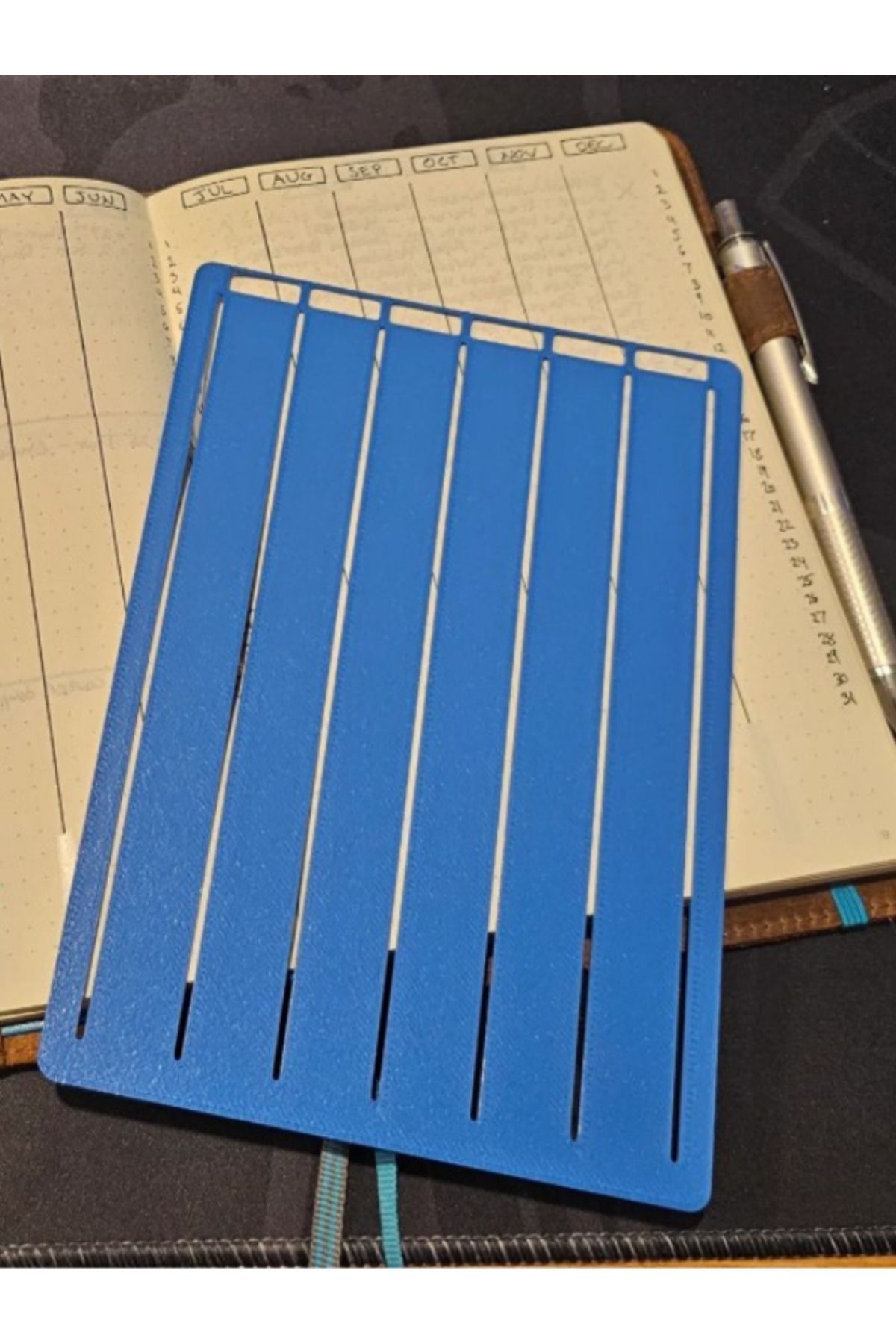 Vinius 2'Li - Çocuklar ve Yetişkinler İçin Bullet Journal Tasarım Çizim Şablon Stencil Cetvel