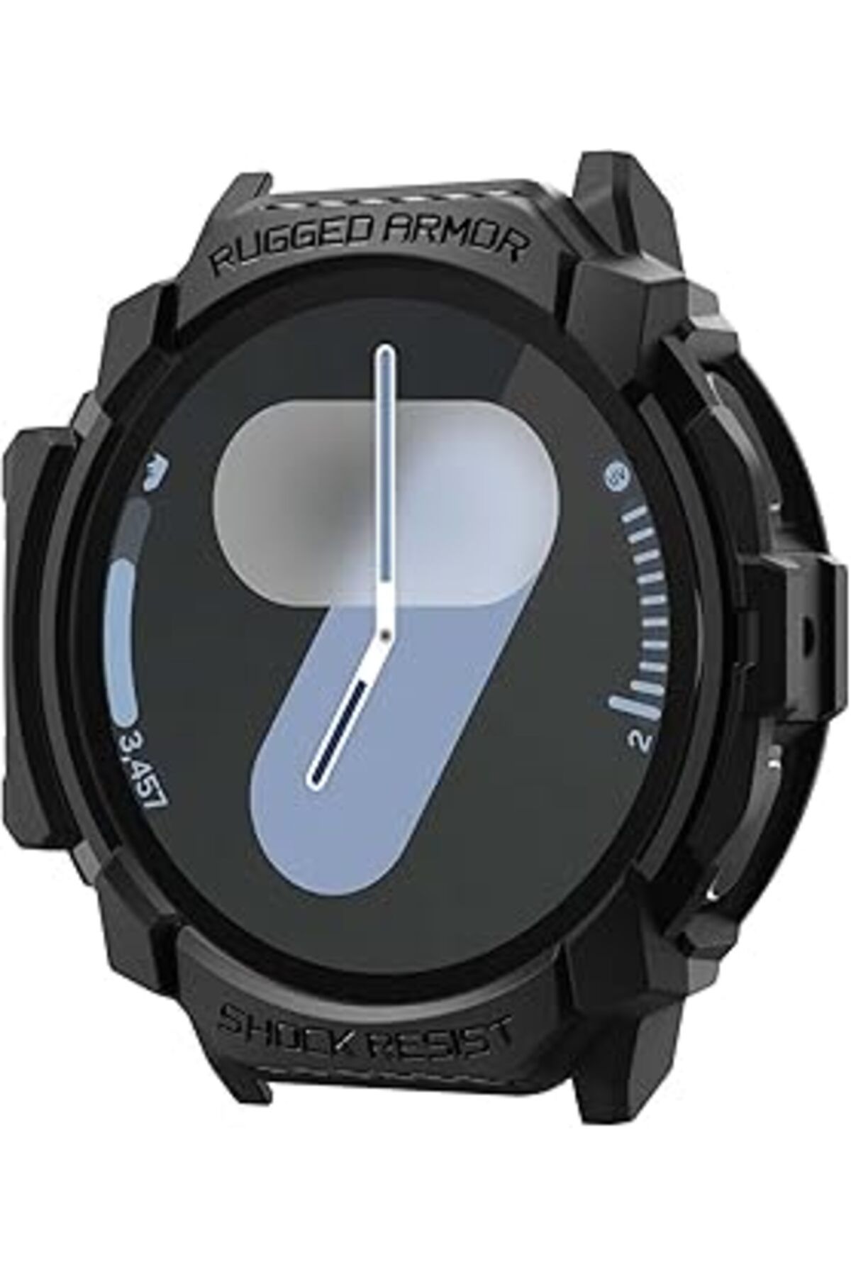 Pazarcan Galaxy Watch 7 (44Mm) Kılıf Rugged Armor Matte Black - Acs08337