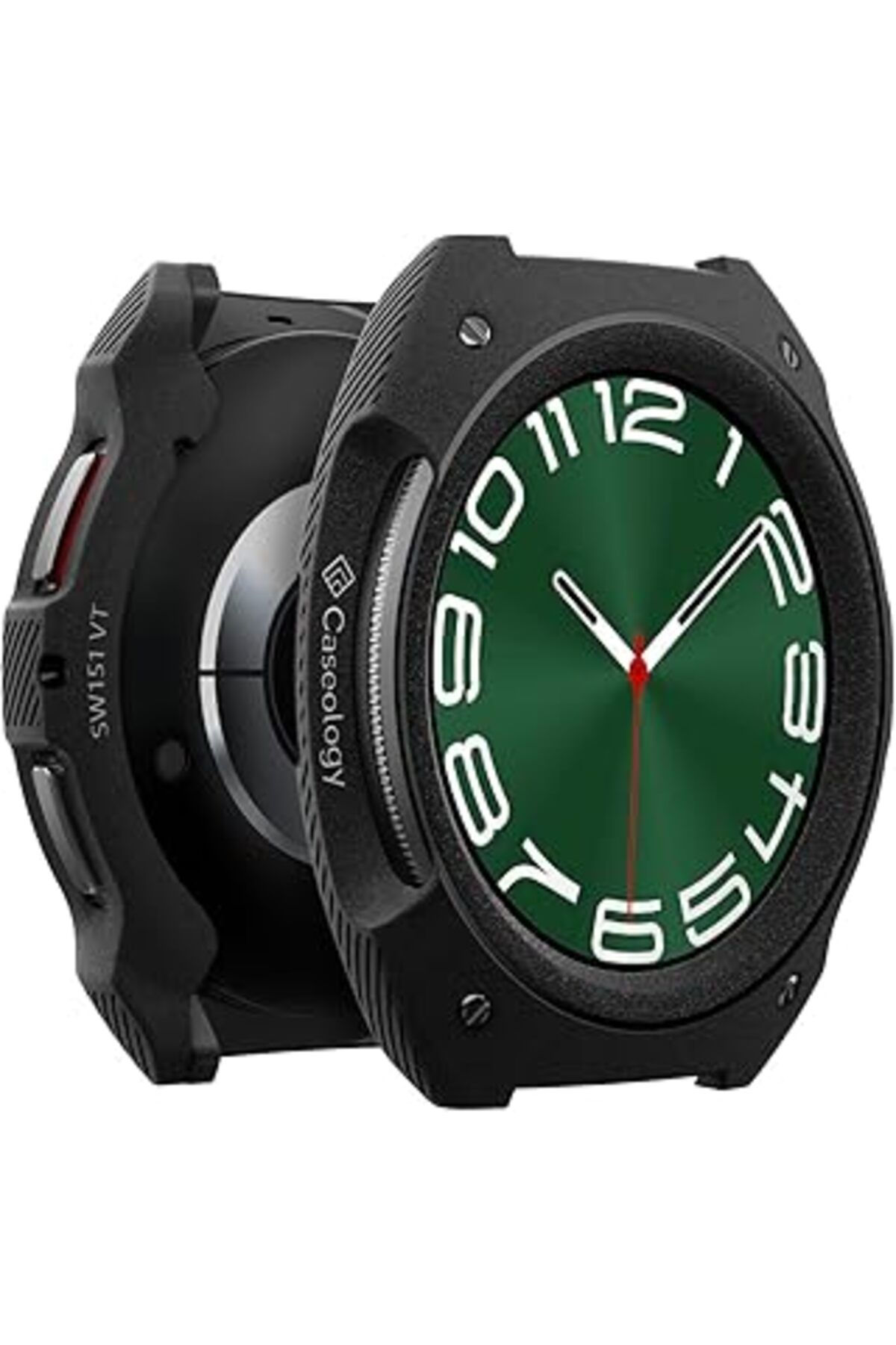 Pazarcan Caseology Galaxy Watch 6 Classic (47Mm) Kılıf Vault Matte Black - Acs06491
