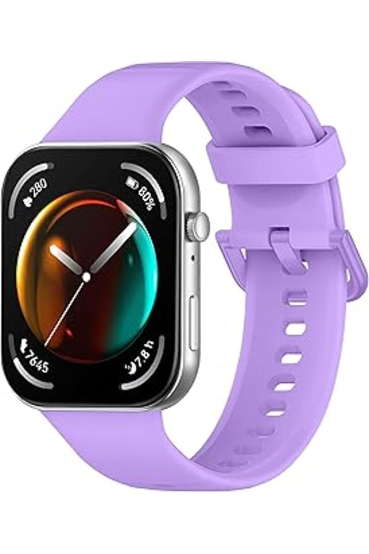 Pazarcan Teknoft Huawei Watch Fit 3 Ile Uyumlu Yumuşak Dokulu Konforlu Spor Silikon Kordon