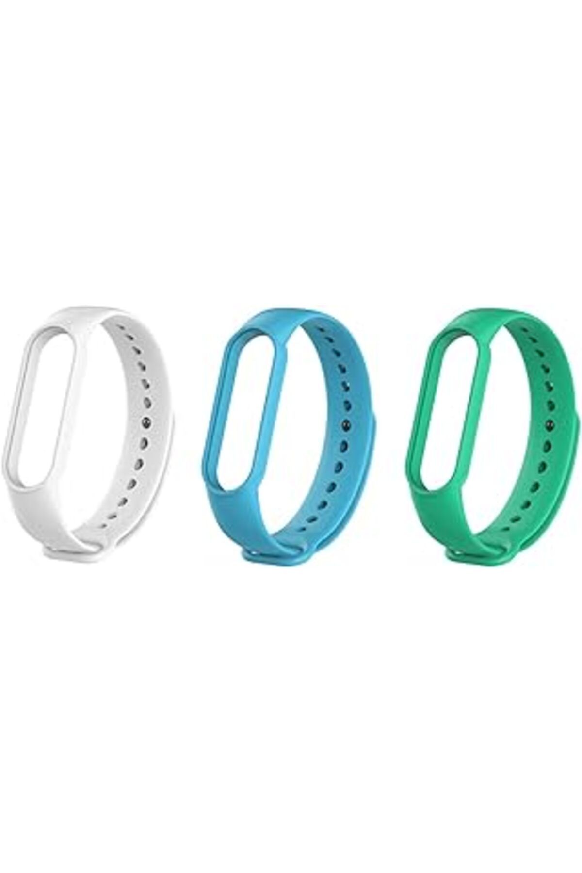 Pazarcan Kyver 3 Adet Silikon Kordon, Mi Band 5 Ve Mi Band 6 Için Uyumlu - Ayarlanabilir Rahat Bileklik 3'Lü