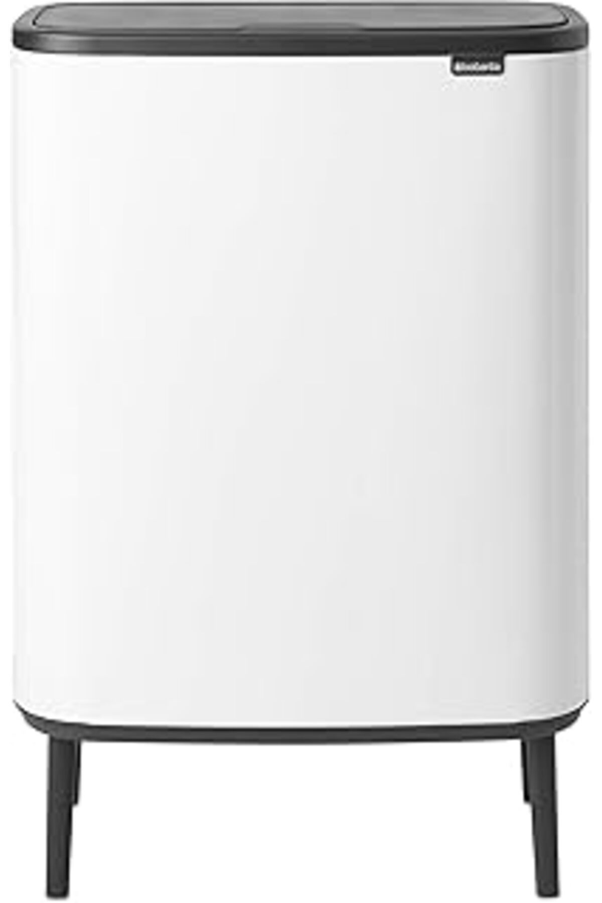 Pazarcan 130205 Çöp Kovası, Beyaz, 60 Litre