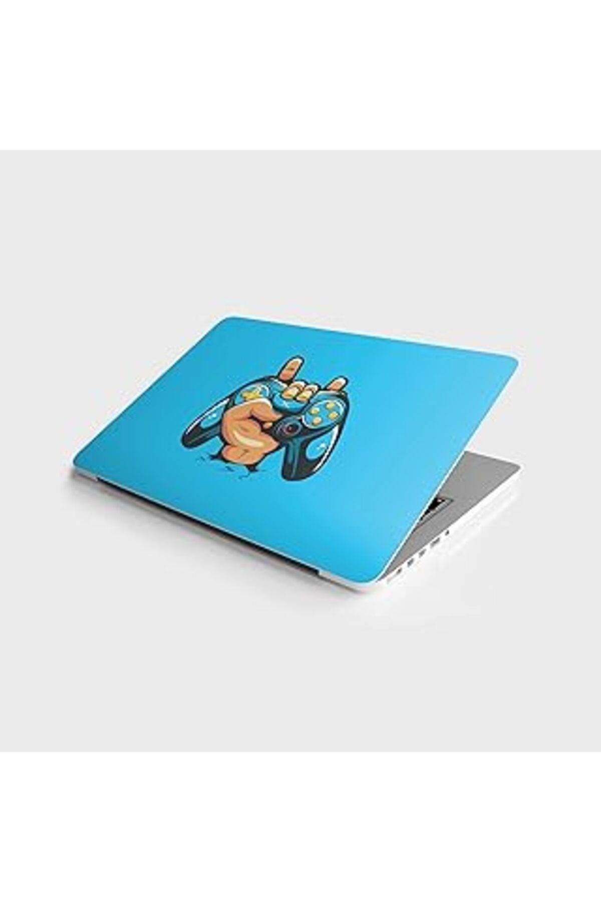 ASİTAN Laptop Sticker Bilgisayar Notebook Pc Kaplama Etiketi Gamer Oyun Kolu Mavi