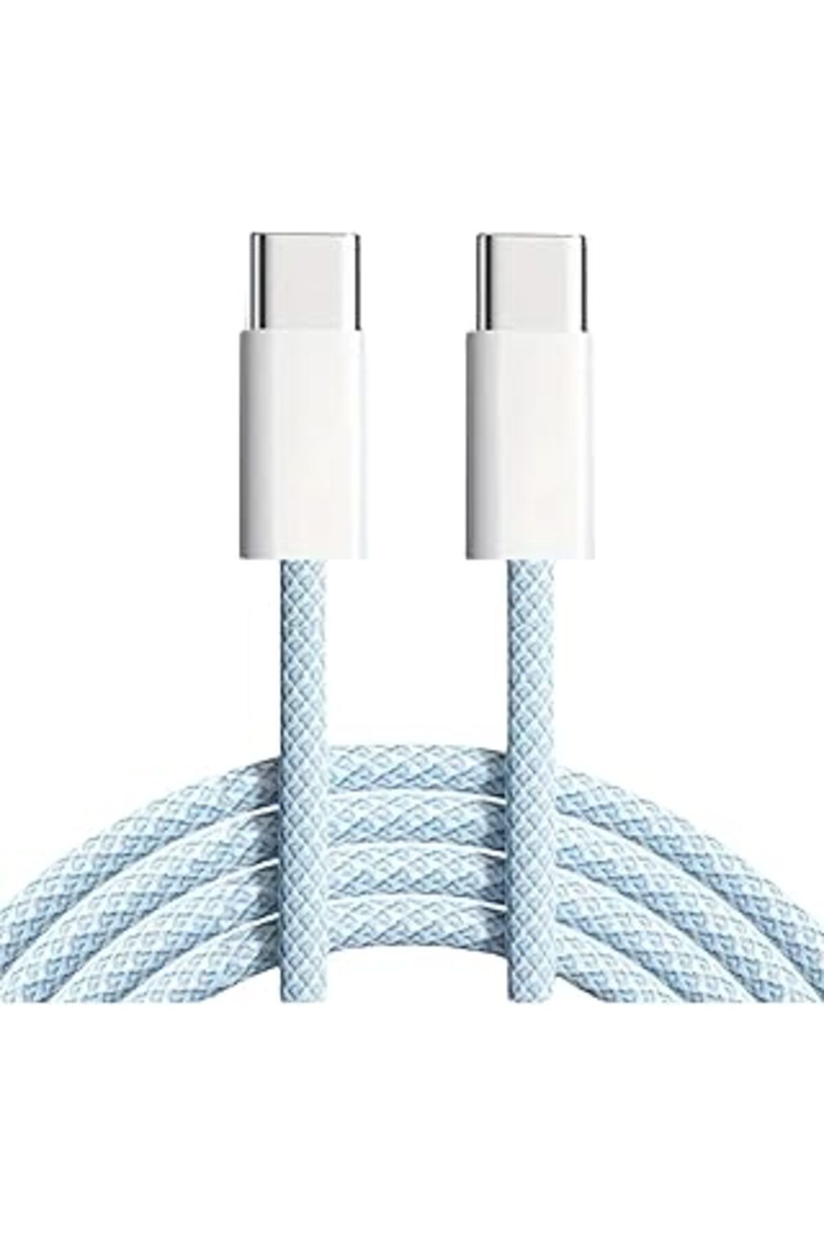 ASİTAN Onomo Type-C Usb Şarj Kablosu, 60W Hızlı Şarj, 48 Telli Örgü Kablo, 2 Metre, Mavi