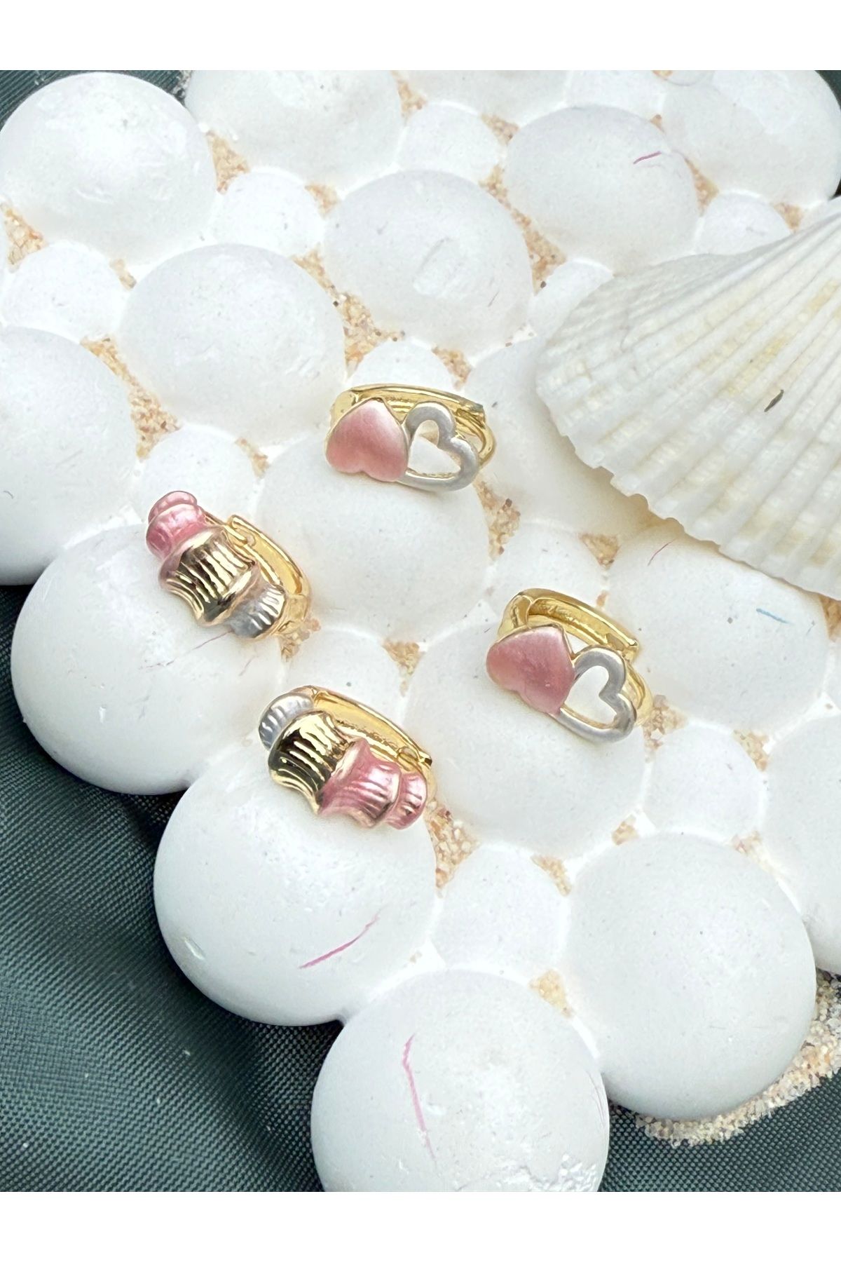 Store Sweet Charm Mini Deniz Kabuğu Küpe