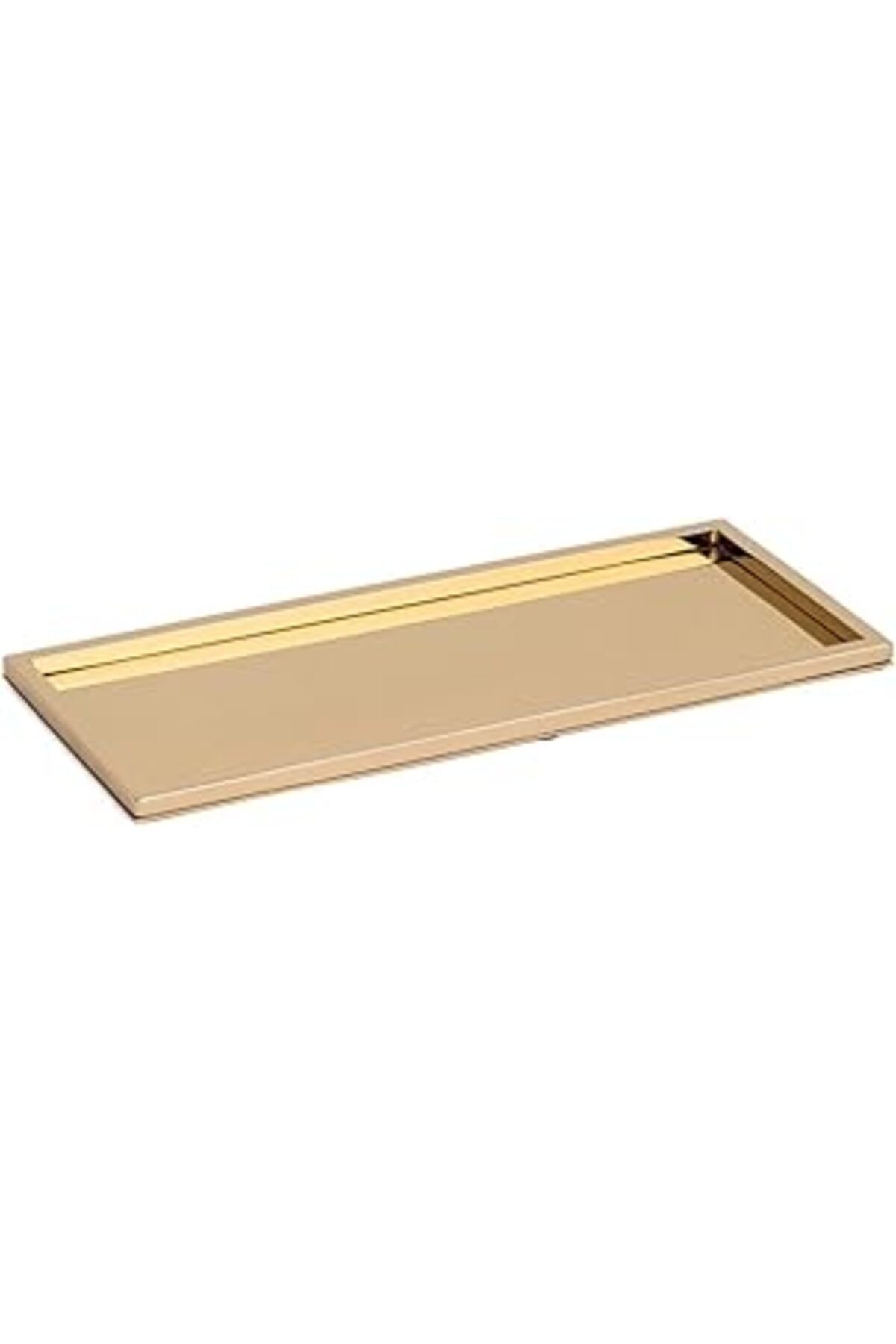 Pazarcan System Tezgah Üstü Tepsi Gold Renk 12X131X301 Mm Gold Tek Ebat Ba2037 037 Gl