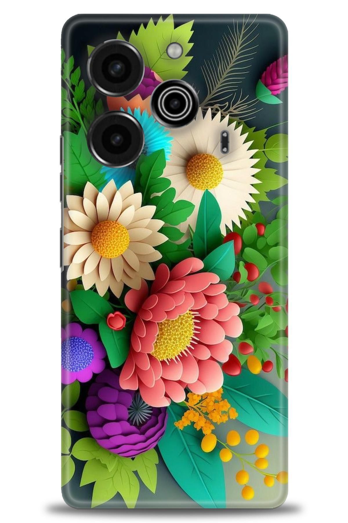 TECNO Pova 6 İle Uyumlu HD Baskılı Kılıf - Karışık Seri - 537