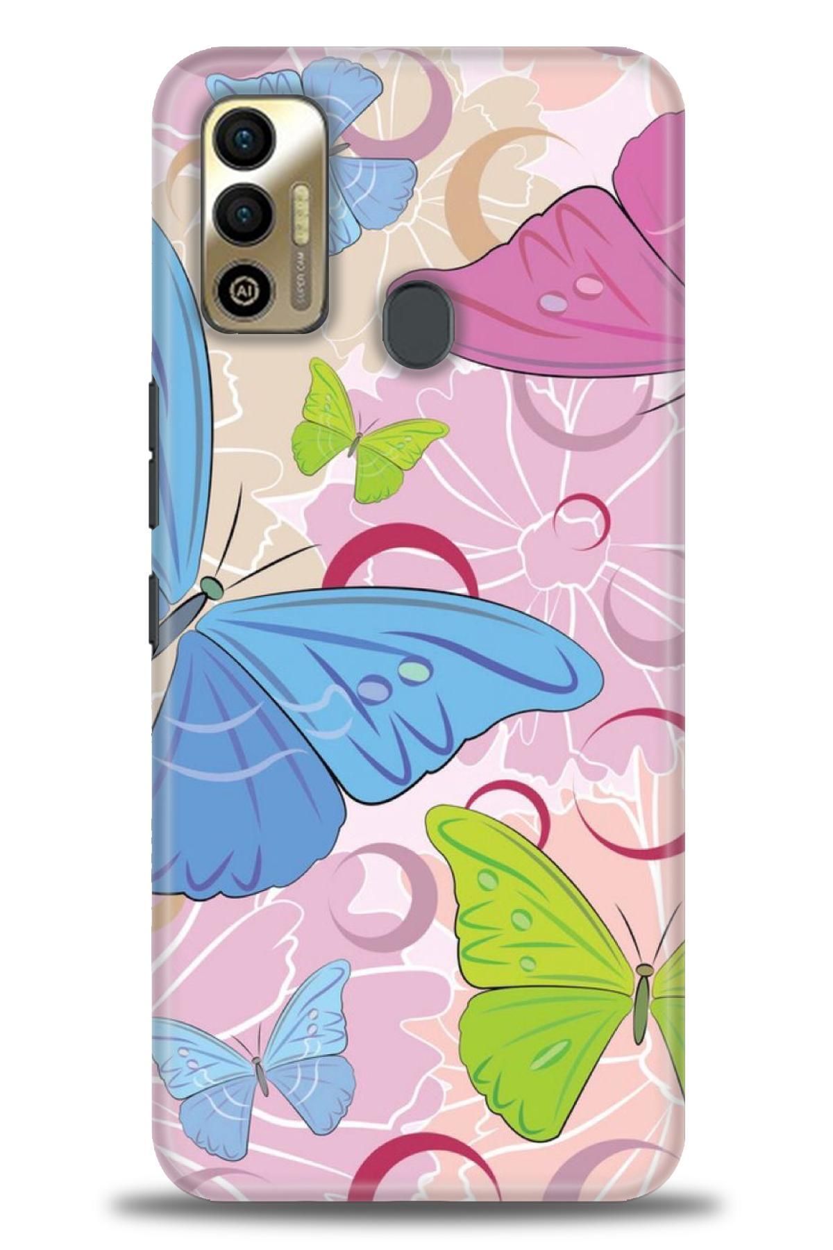 TECNO Spark 7 / 7T İle Uyumlu HD Baskılı Kılıf - Karışık Seri - 118