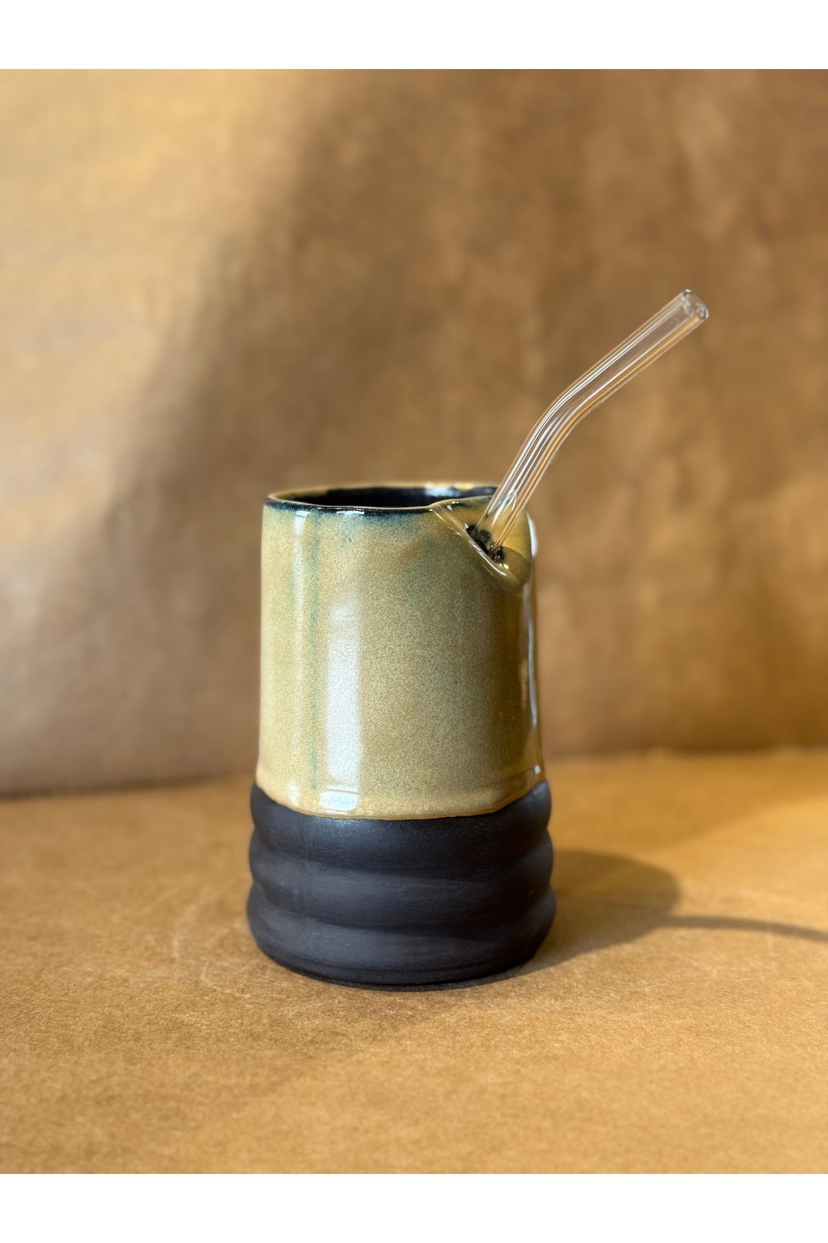 Kos art Studio Stoneware Pipetli Bardak