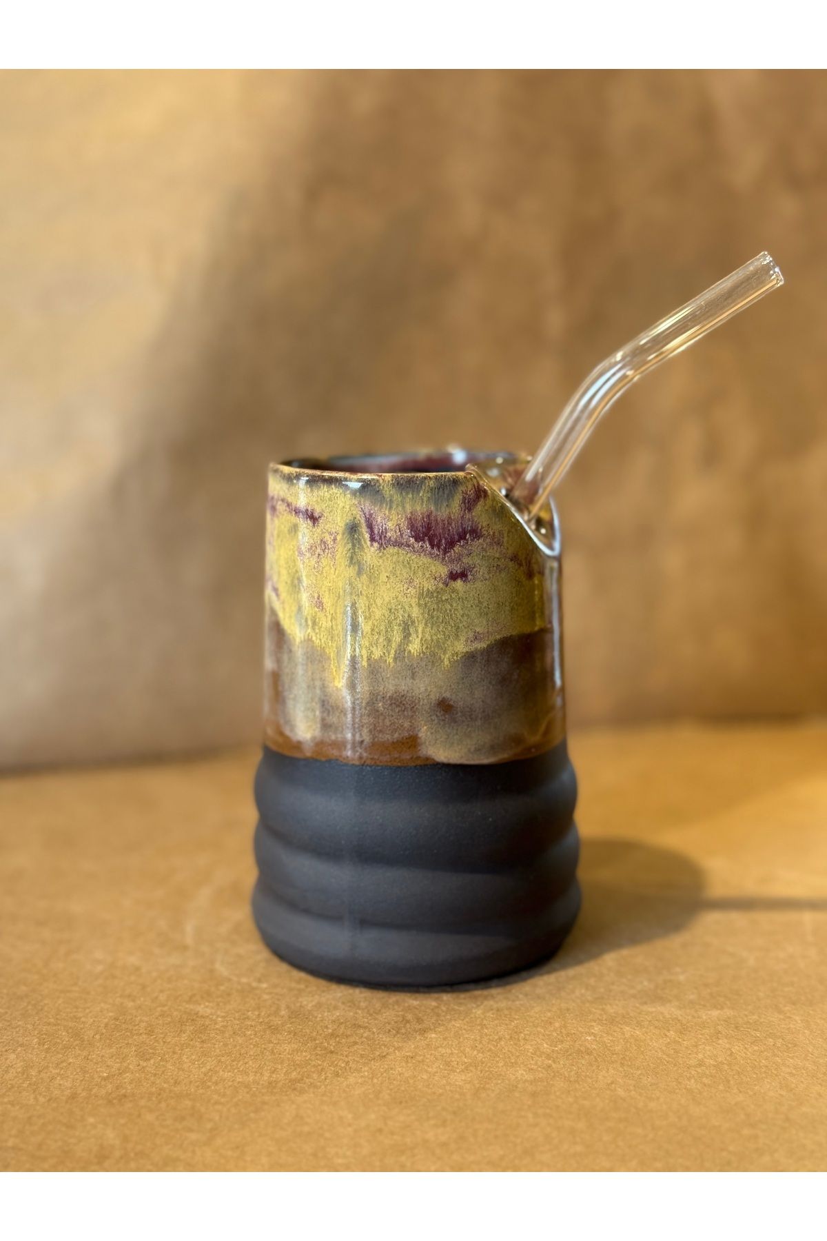 Kos art Studio Stoneware Pipetli Bardak