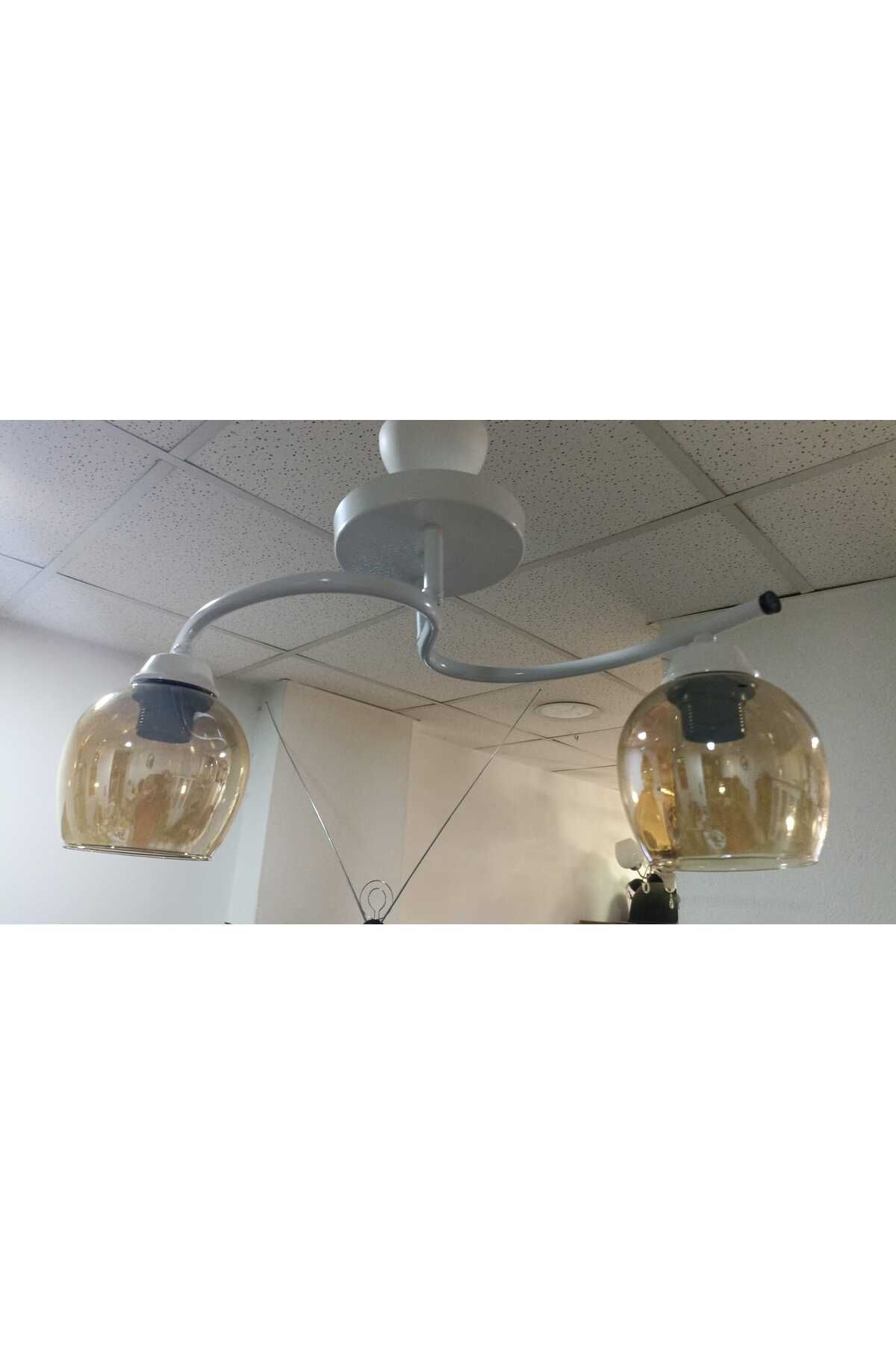 TIGEA Accessories FUJİ ÜÇLÜ CAM SALON MUTFAK S TİP MODERN AVİZE