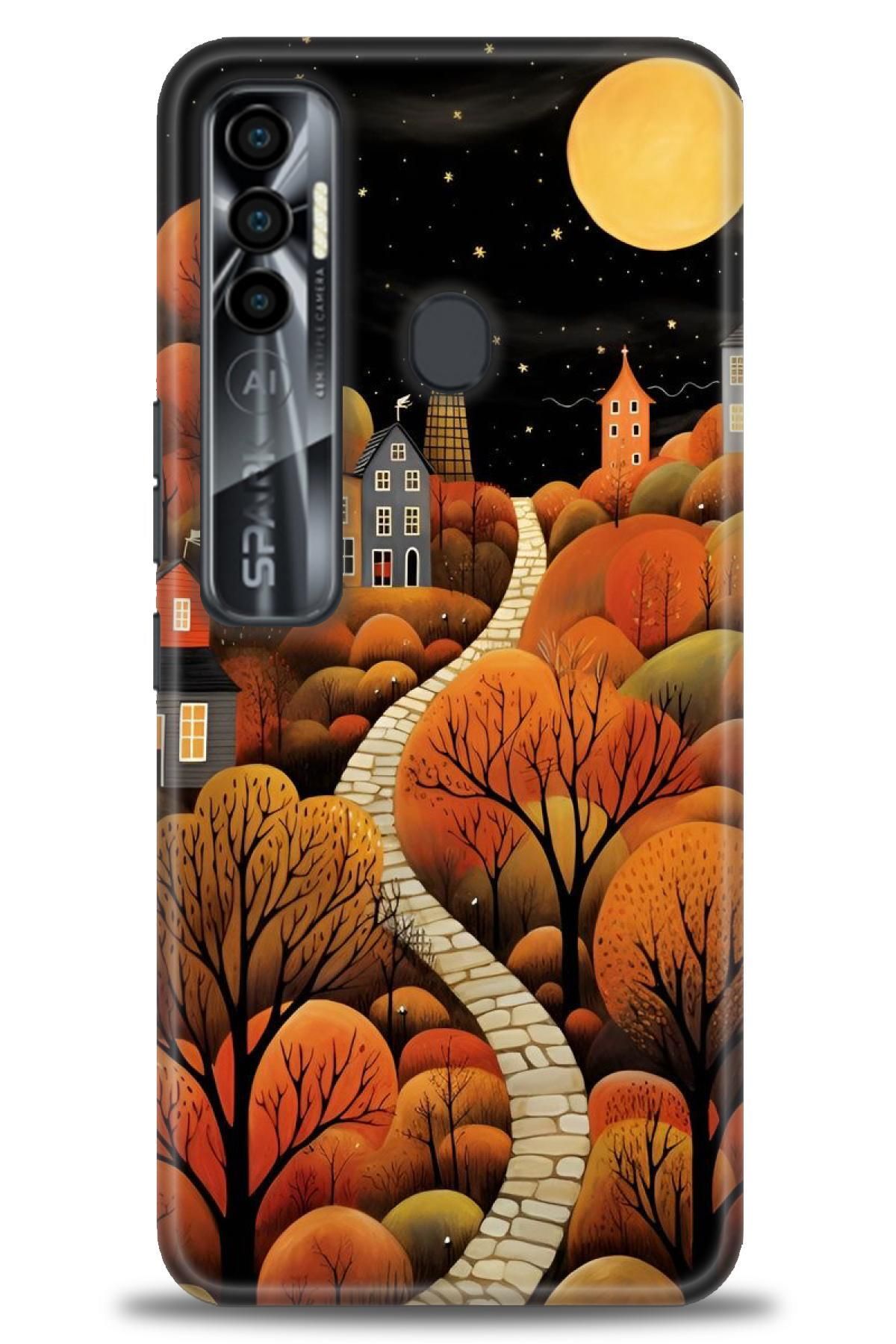 TECNO Spark 7 Pro İle Uyumlu HD Baskılı Kılıf - Karışık Seri - 619