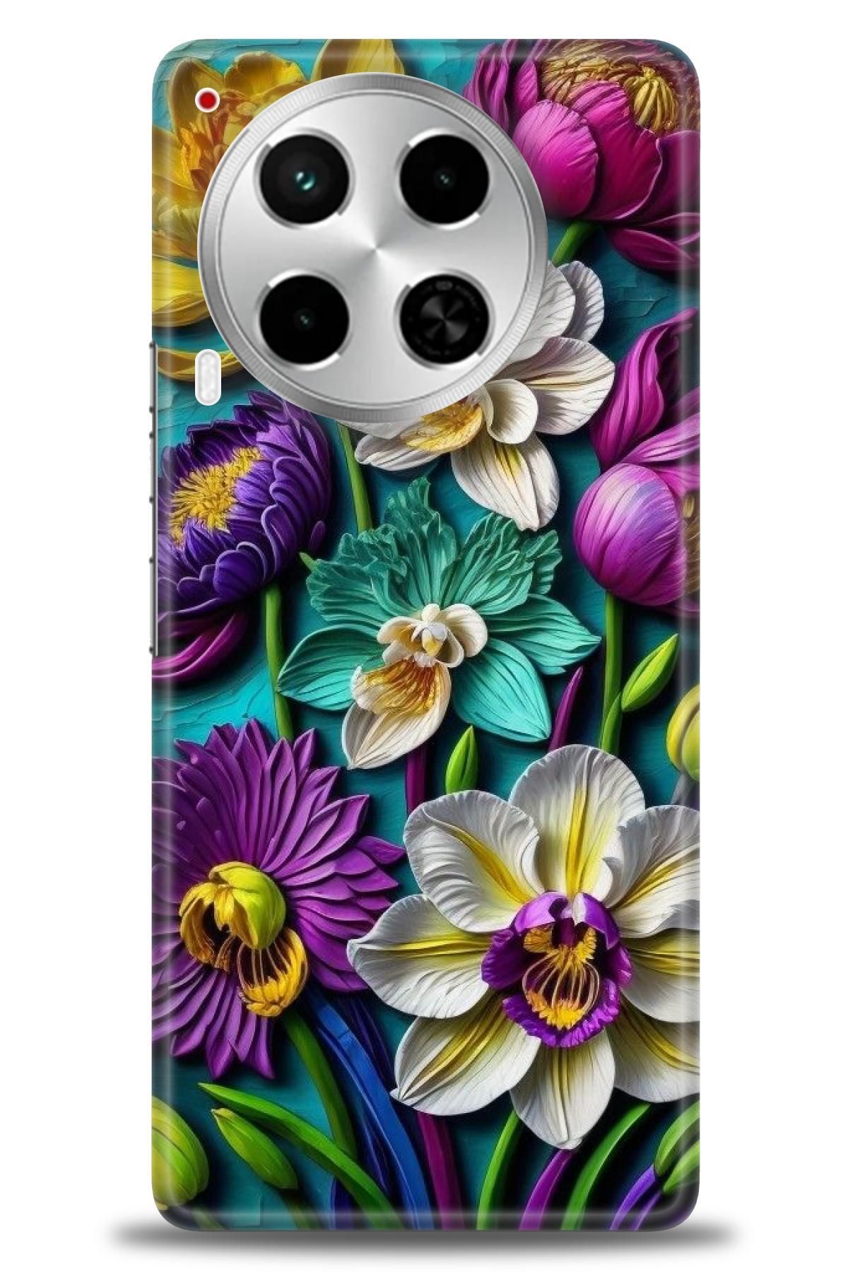 TECNO Spark 30 Pro İle Uyumlu HD Baskılı Kılıf - Karışık Seri - 420