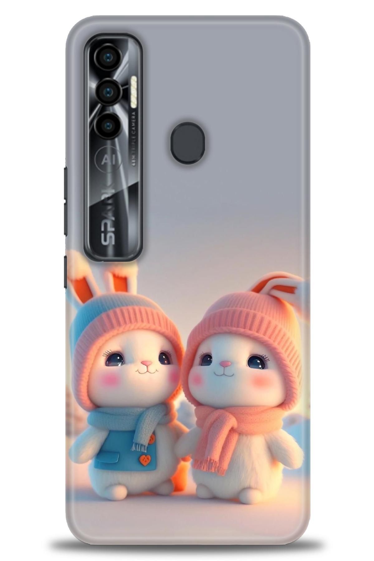 TECNO Spark 7 Pro İle Uyumlu HD Baskılı Kılıf - Karışık Seri - 770