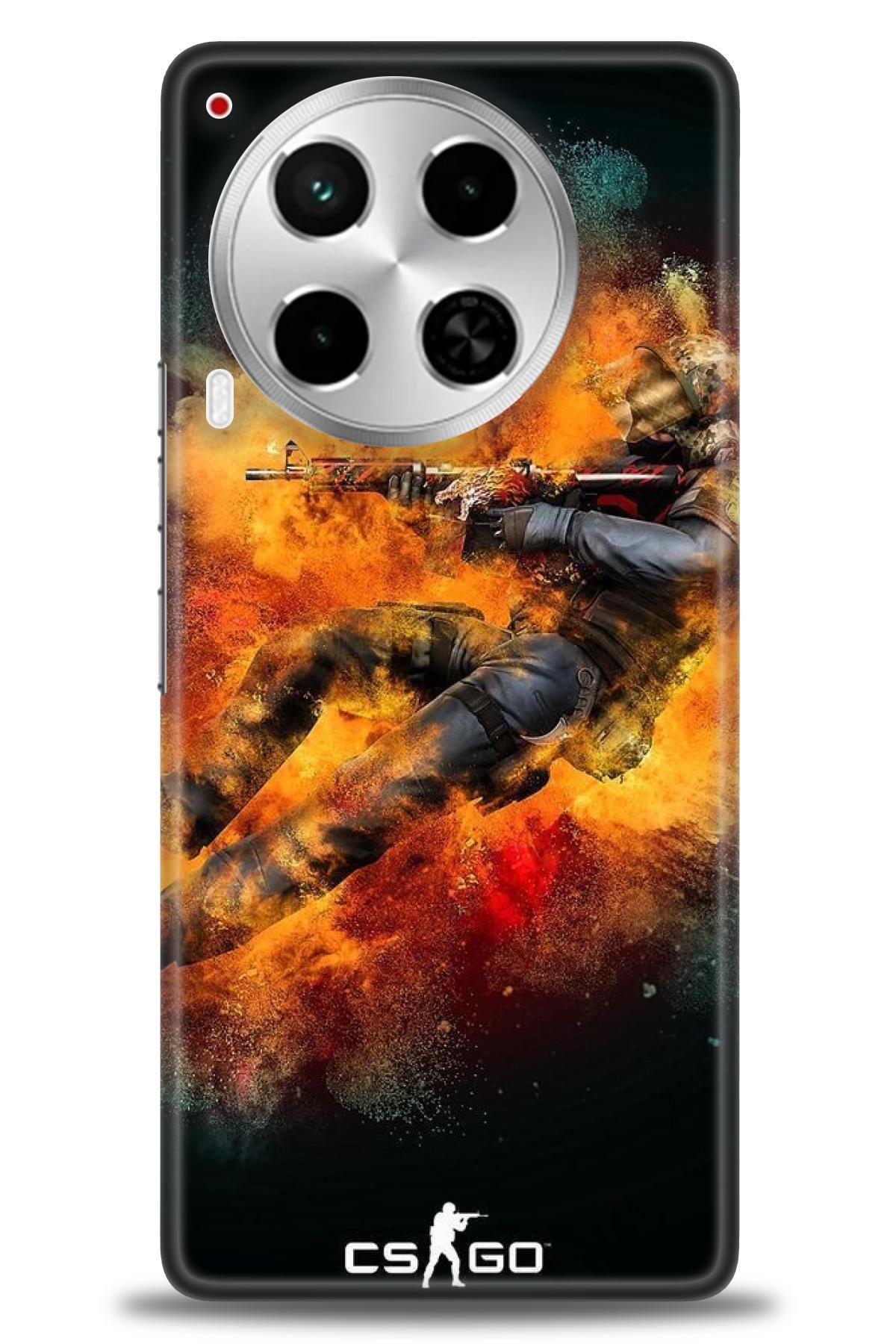 TECNO Spark 30 Pro İle Uyumlu HD Baskılı Kılıf - Karışık Seri - 790