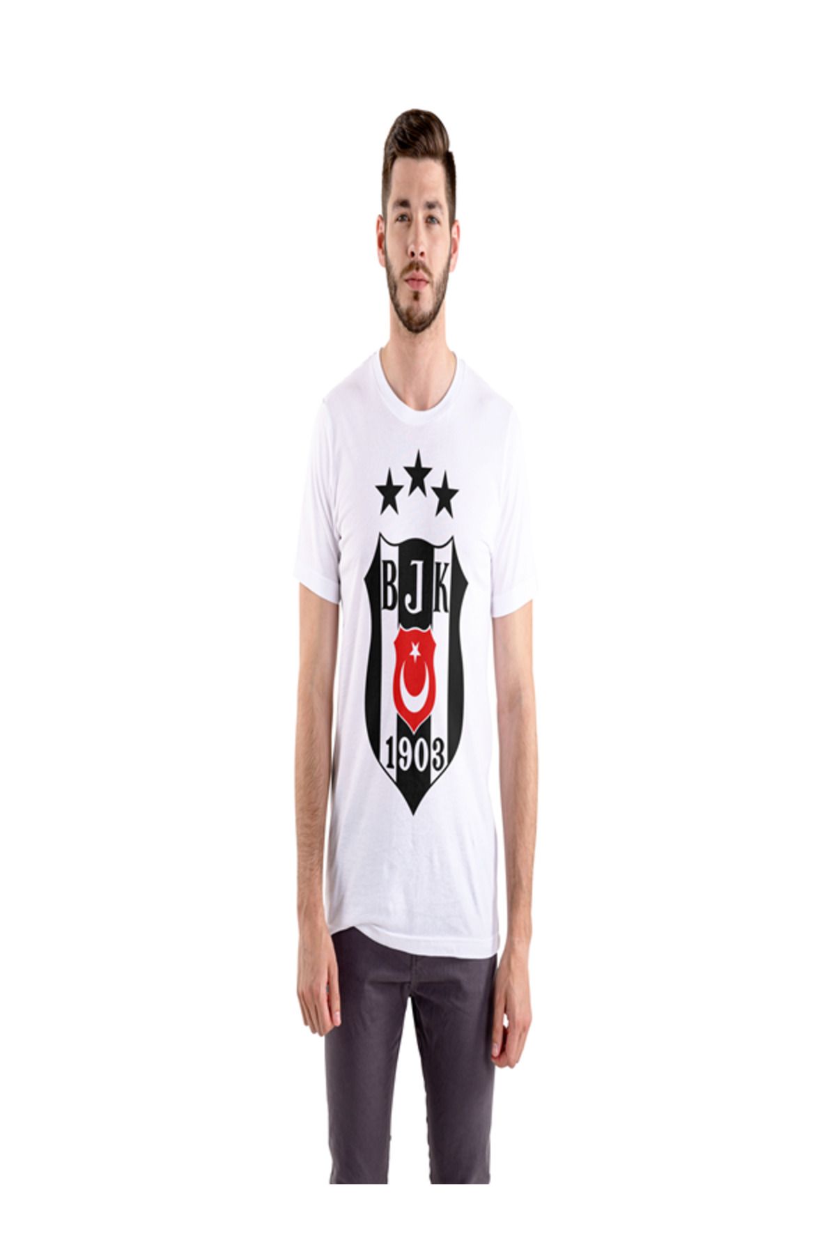 BERFA STORE Taraftar baskı tişört Karakartal