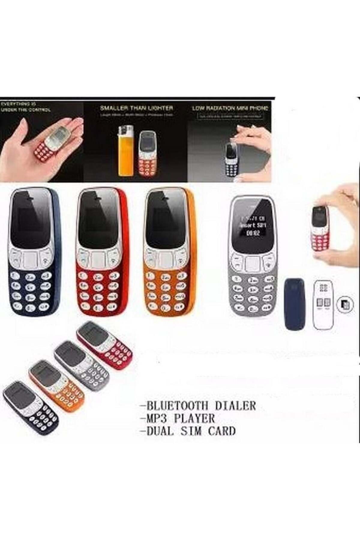 FOXMAG24 Mini Dual Sim Radio Fm Bluetooth Phone L8STAR ROM 32MB- Trendyol