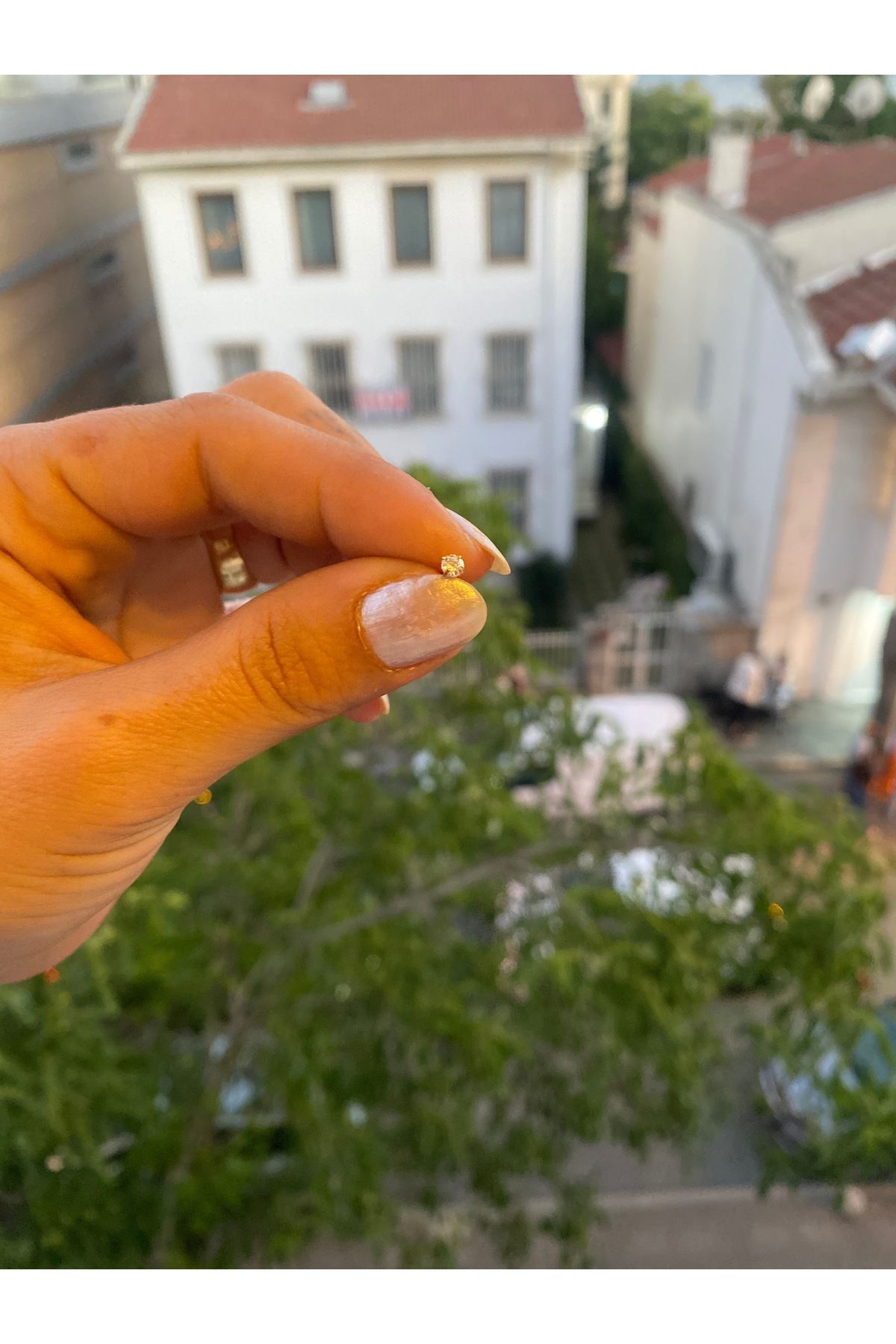 satirus Gold helix Trakya kıkırdak tek taş Piercing Çelik