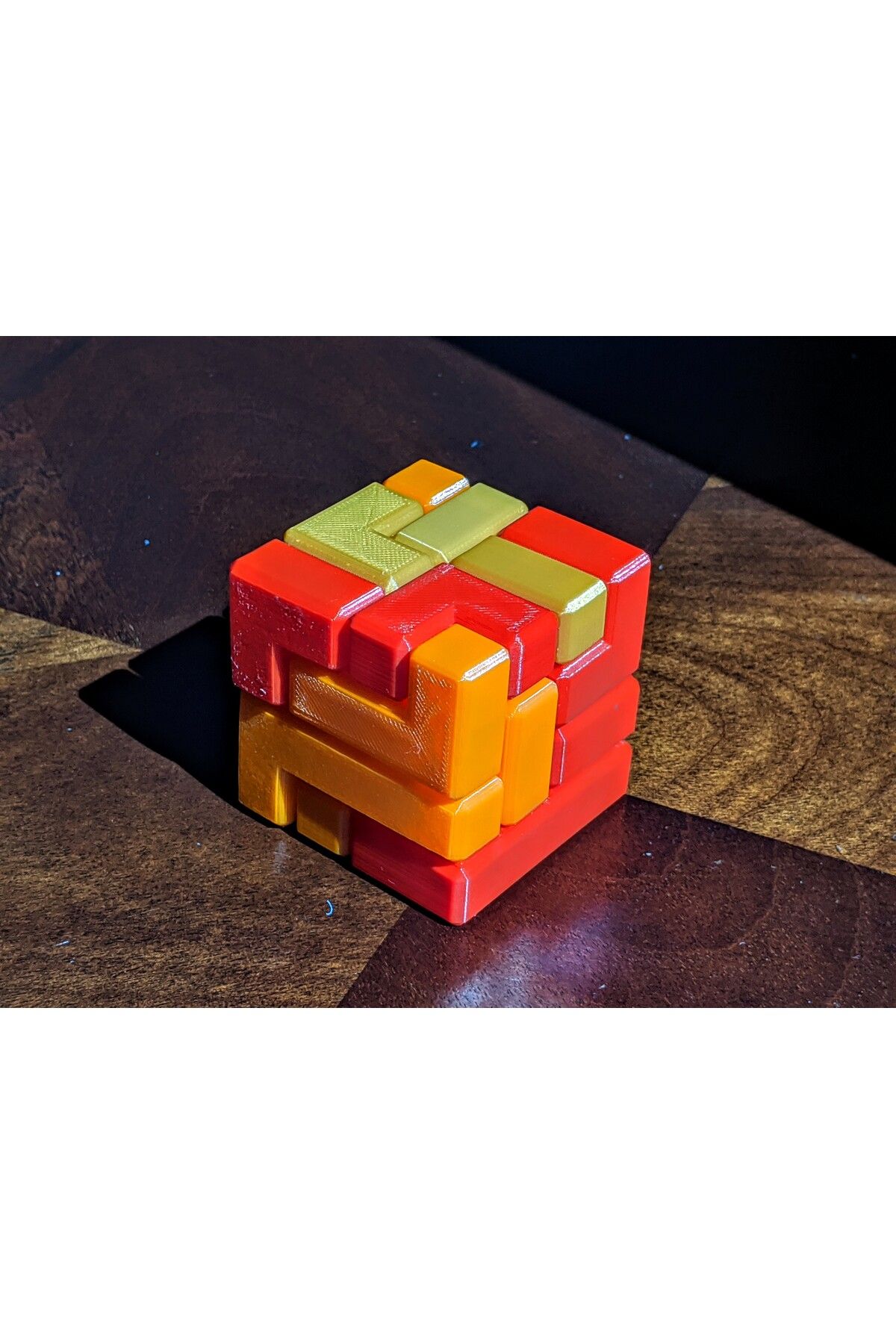 Vision Craft Eğlence Tamamen 3D yazdırılabilir 4x4 Bulmaca Küpü