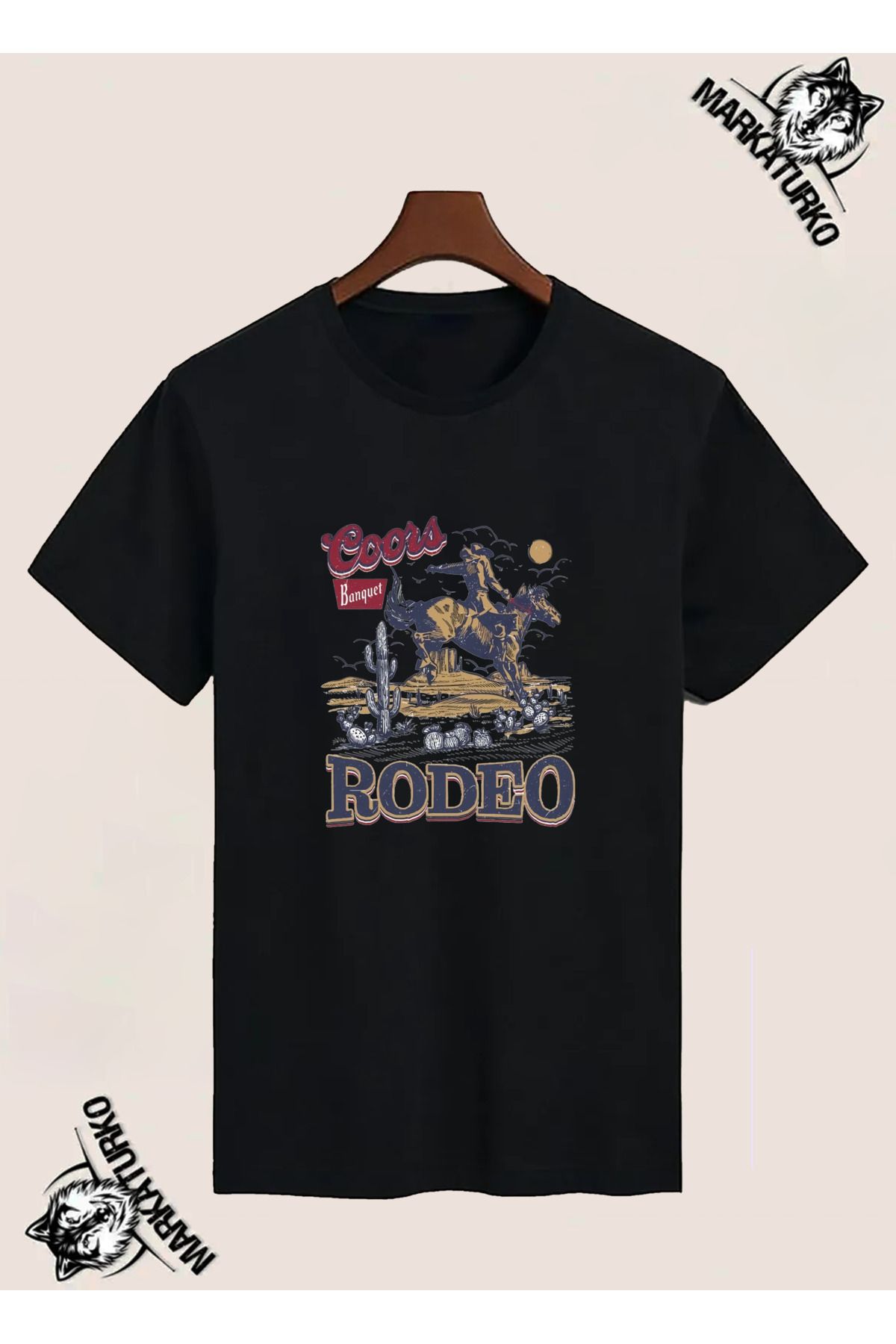 MarkaTurko RODEO ÖZEL TASARIM BASKILI TSHİRT 59-59