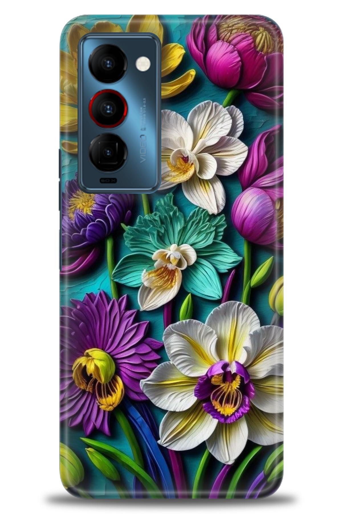TECNO Camon 18 Premier (CH9n) Premier İle Uyumlu HD Baskılı Kılıf - Karışık Seri - 420