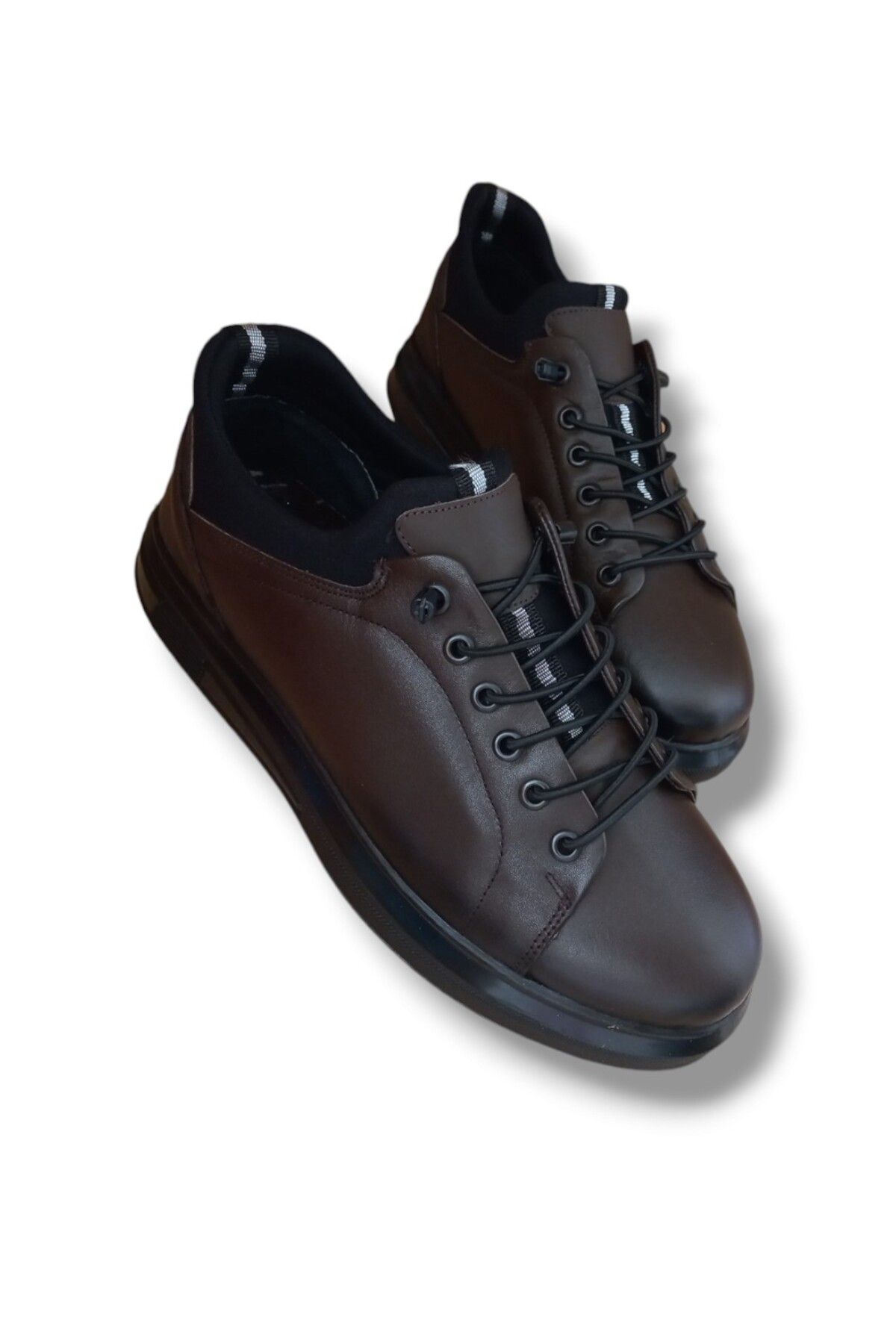 Growish GR224 Hakiki Deri Günlük Kullanım Kahverengi Erkek Sneaker Ayakkabı