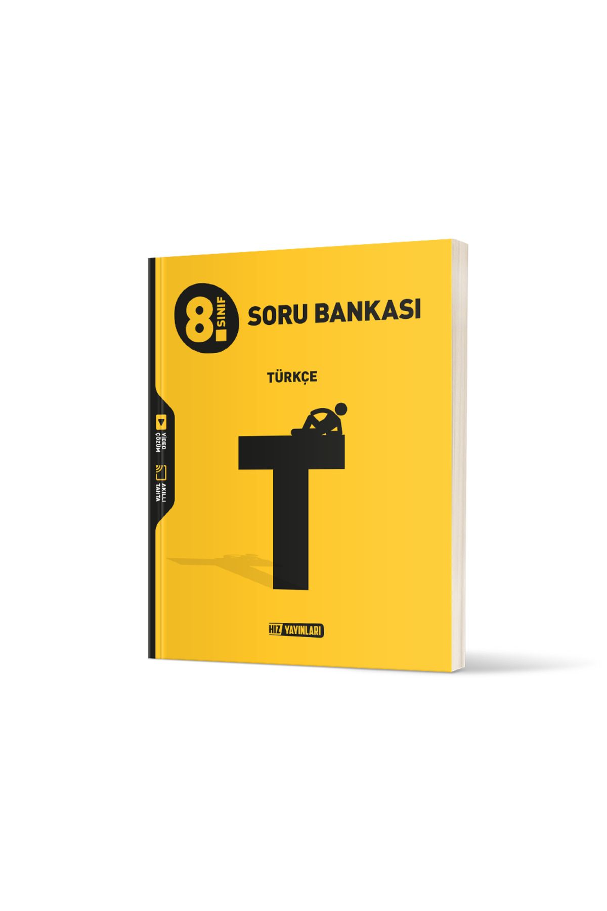 Hız Yayınları 2025-2026 Müfredat 8.Sınıf Türkçe (Başlangıç-Orta Düzey) Soru Bankası Video Çözümlü