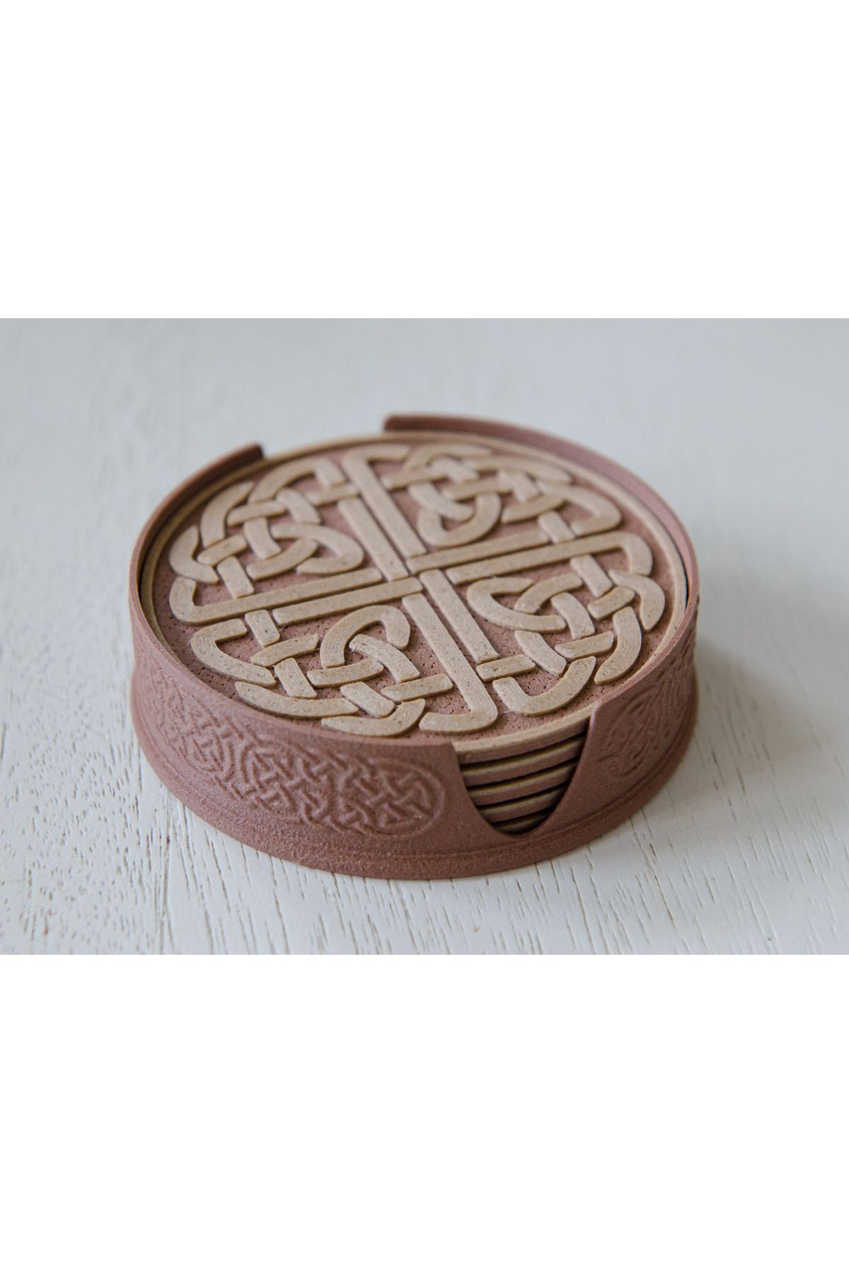 Vision Craft Celtic Coaster ve Tutucu (3 Adet)