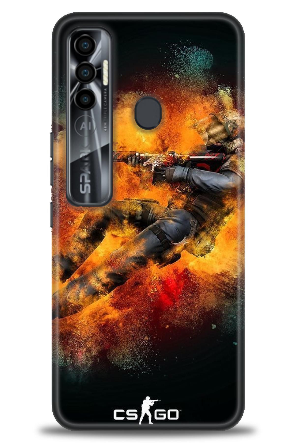 TECNO Spark 7 Pro İle Uyumlu HD Baskılı Kılıf - Karışık Seri - 790