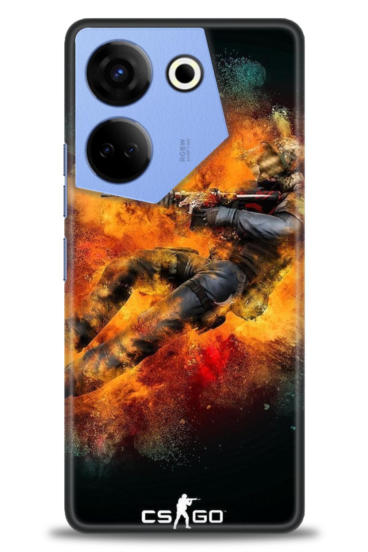TECNO Camon 20 Pro 5G (CK8n) İle Uyumlu HD Baskılı Kılıf - Karışık Seri - 790