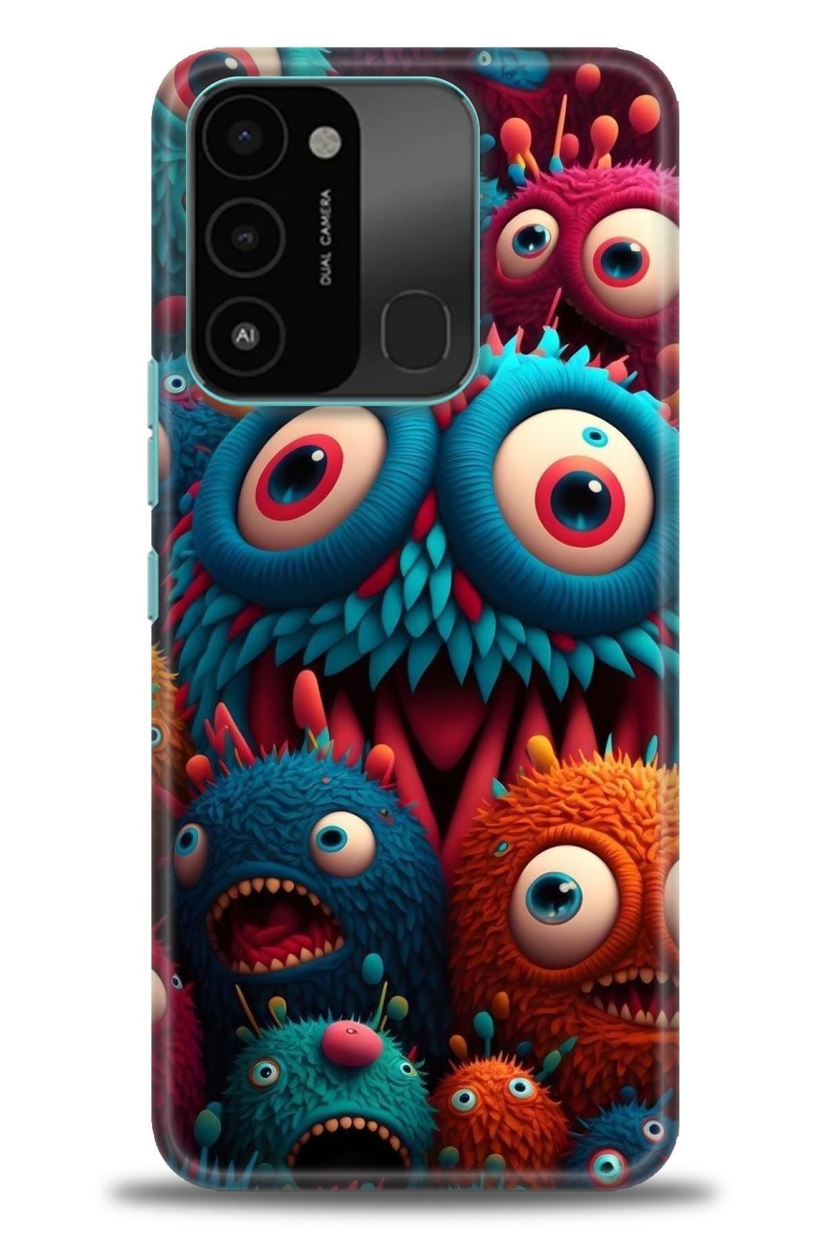 TECNO Spark 8C İle Uyumlu HD Baskılı Kılıf - Karışık Seri - 90