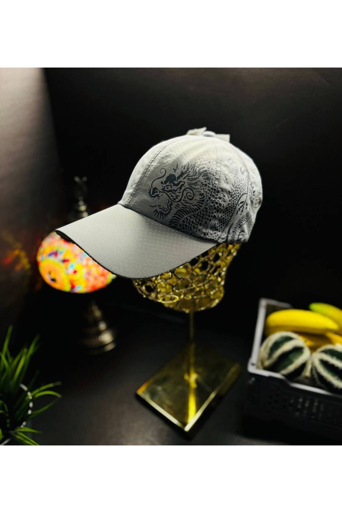 MODA Erkek & Kadın Hayvan Ejderha Çin Japonya Figürlü Unisex Şapka / Günlük Spor Yazlık Şapka Nefes Alan
