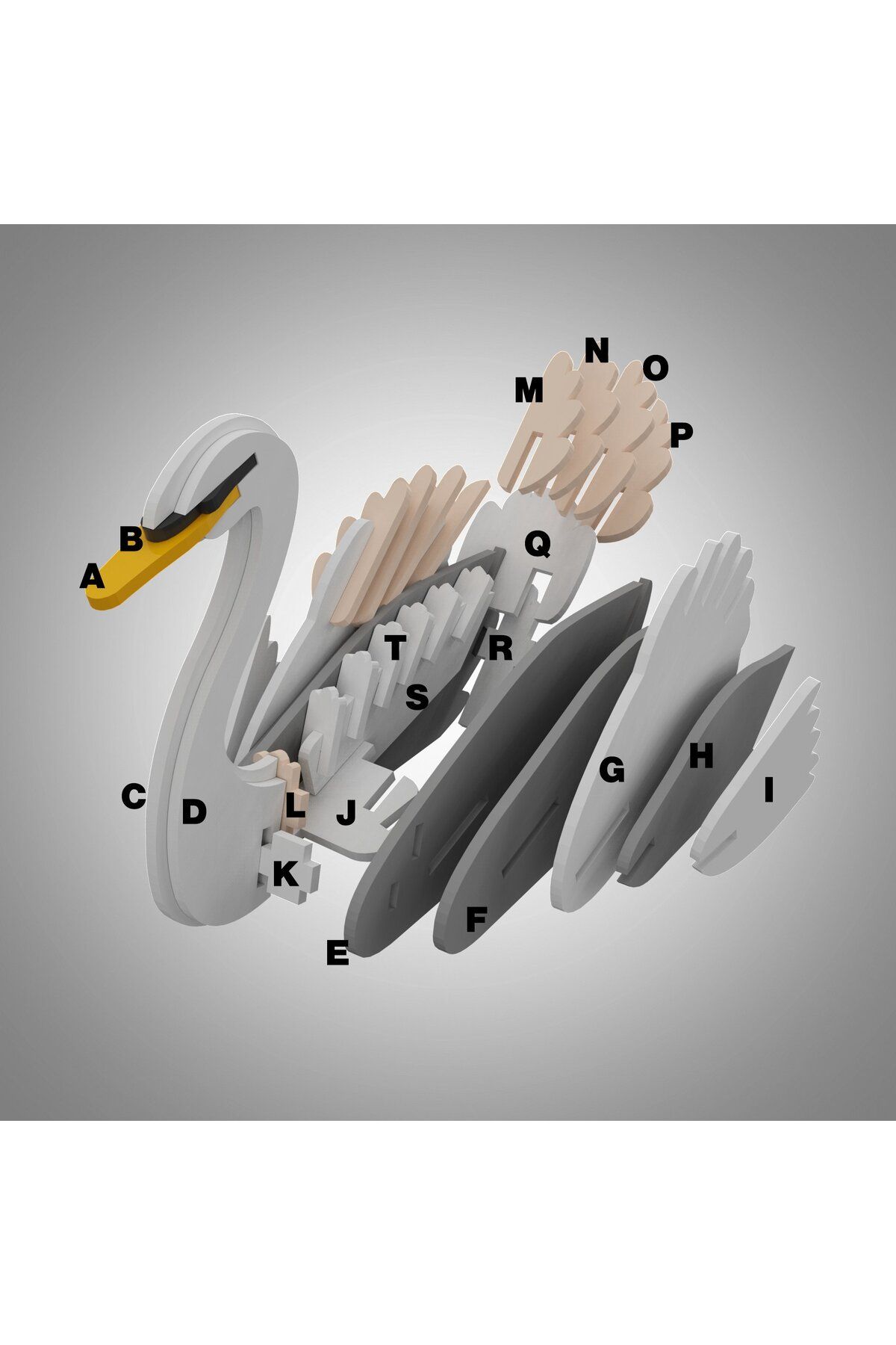 Vision Craft Sessiz Swan 3D Bulmaca