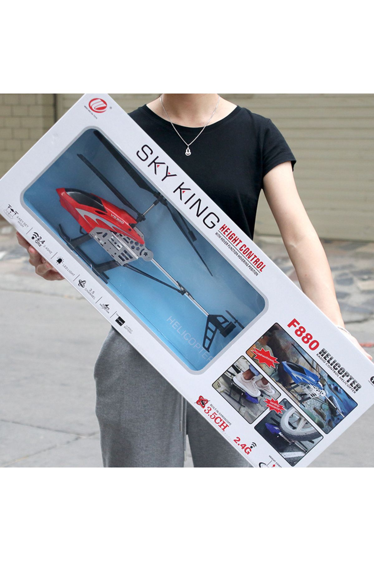 FELİTE BÜYÜK DEV ŞARZLI HELİKOPTER * 12 F880