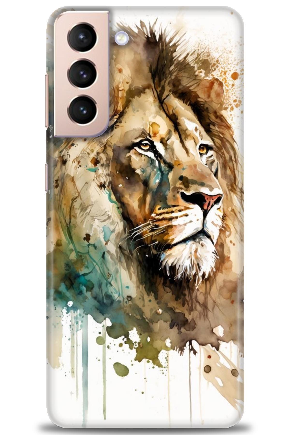 CooperTech Samsung Galaxy S21 İle Uyumlu HD Baskılı Desenli Silikon Kılıf - 101