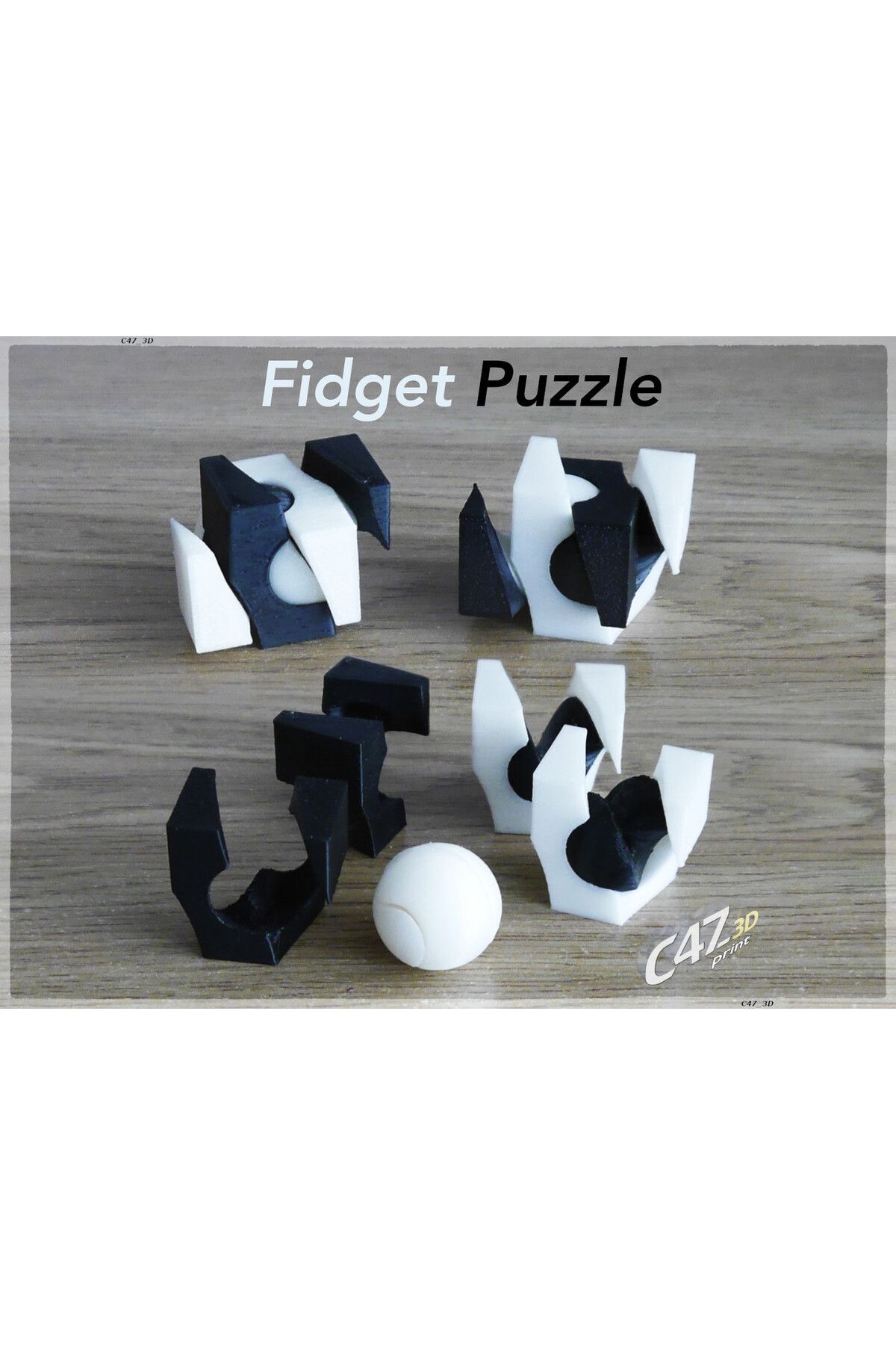 Vision Craft Fidget Bulmaca - Cube'n'ball