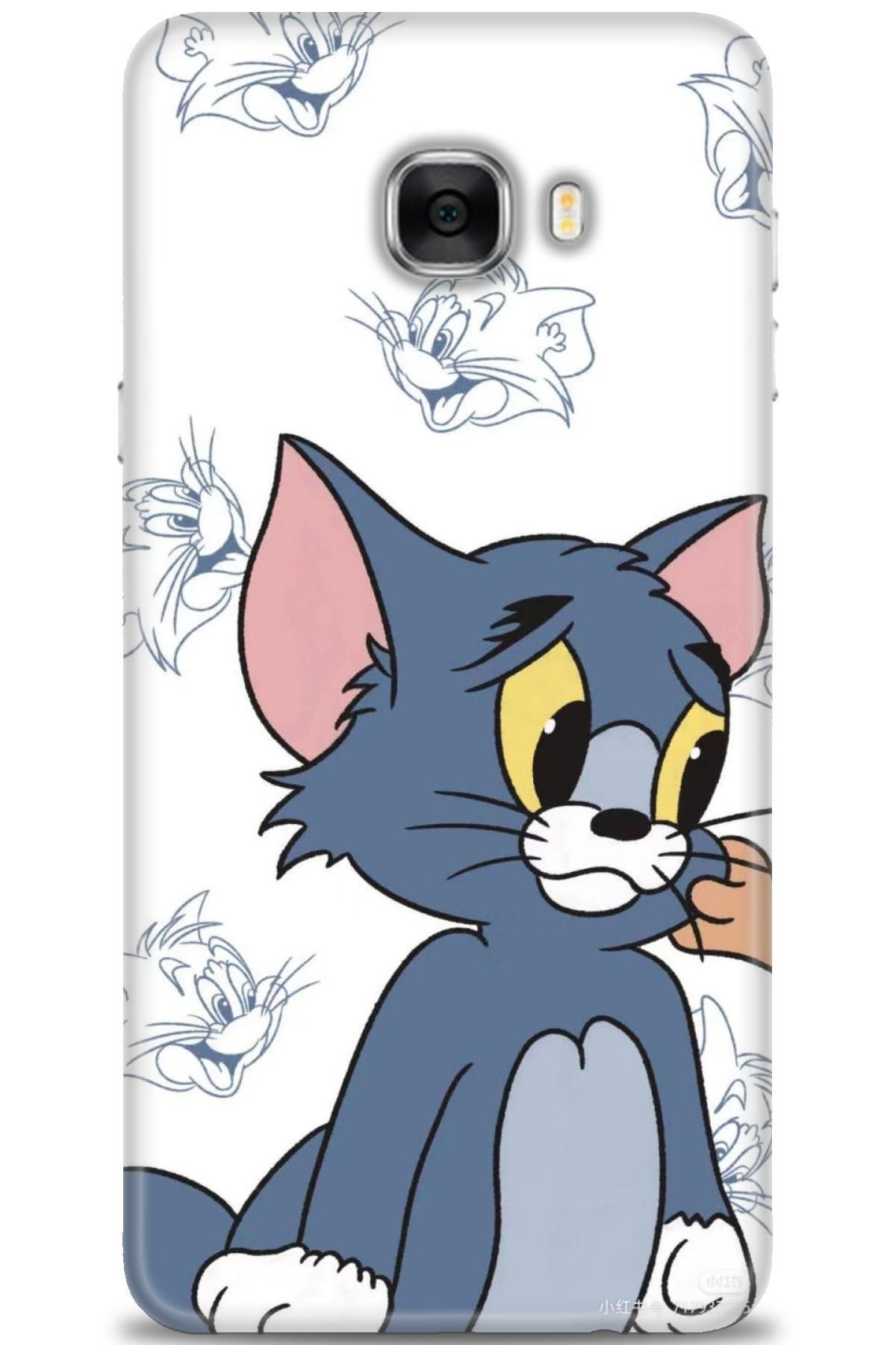 CooperTech Samsung Galaxy C7 İle Uyumlu HD Baskılı Desenli Silikon Kılıf - 768