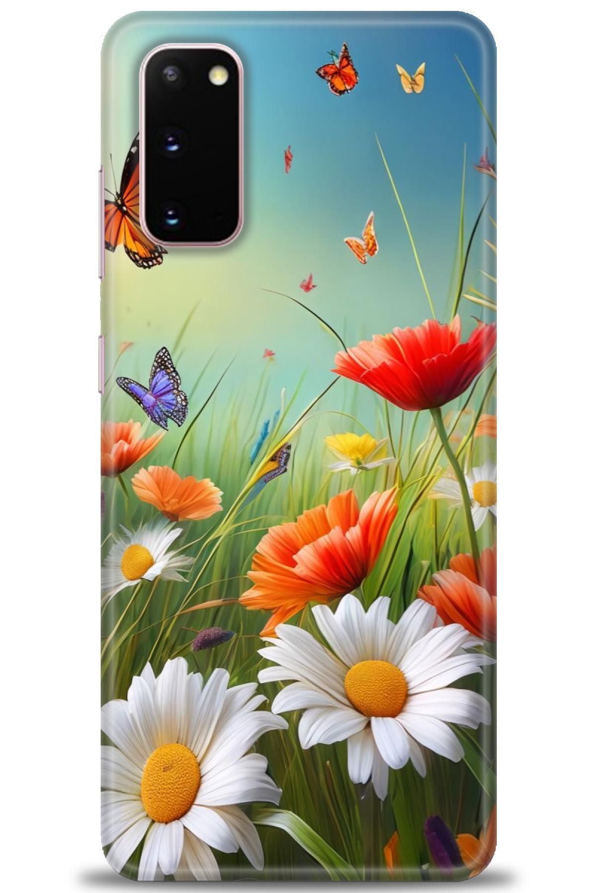 CooperTech Samsung Galaxy S20 İle Uyumlu HD Baskılı Desenli Silikon Kılıf - 353